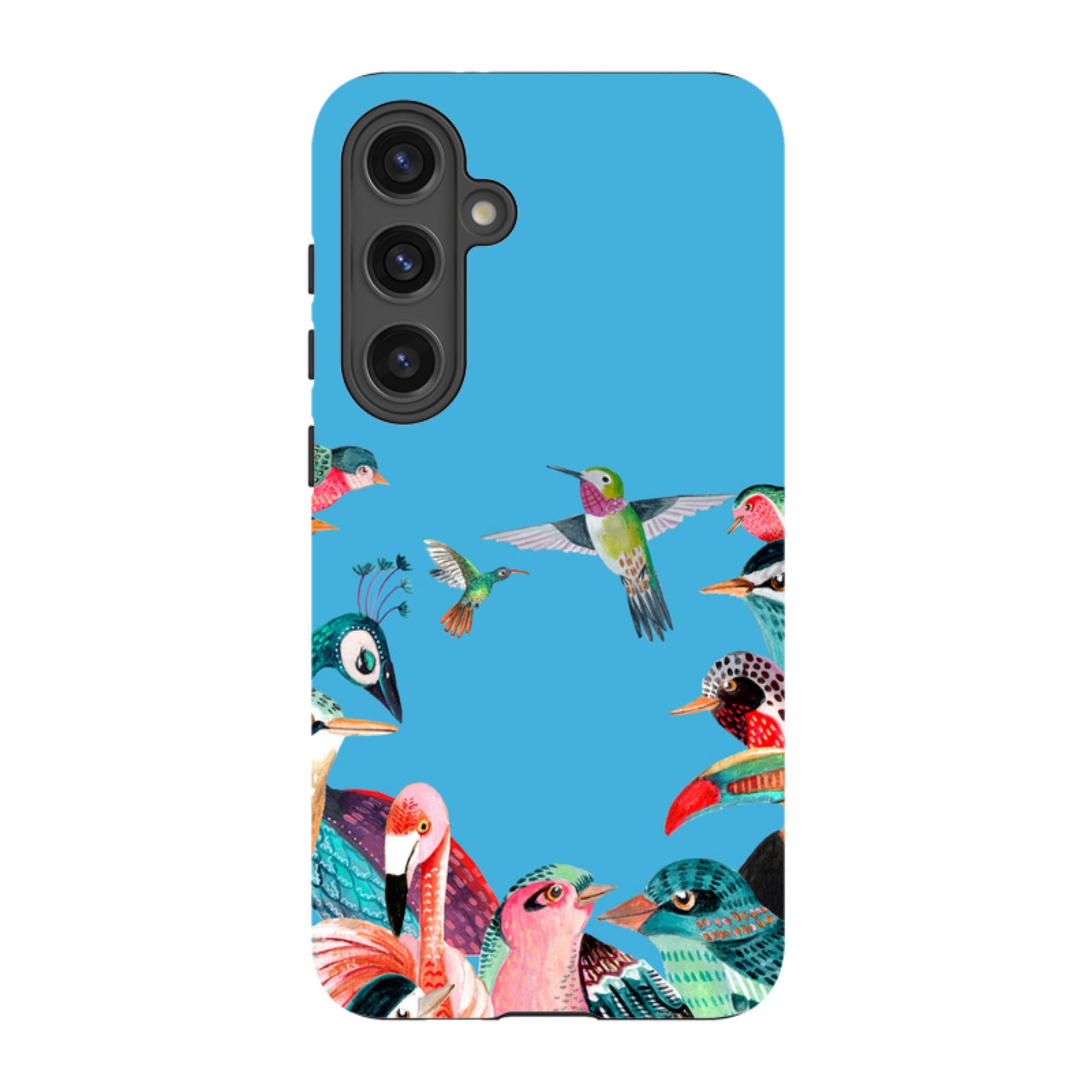 Samsung Tough Case - Blue Birds By Caroline Bonne Muller
