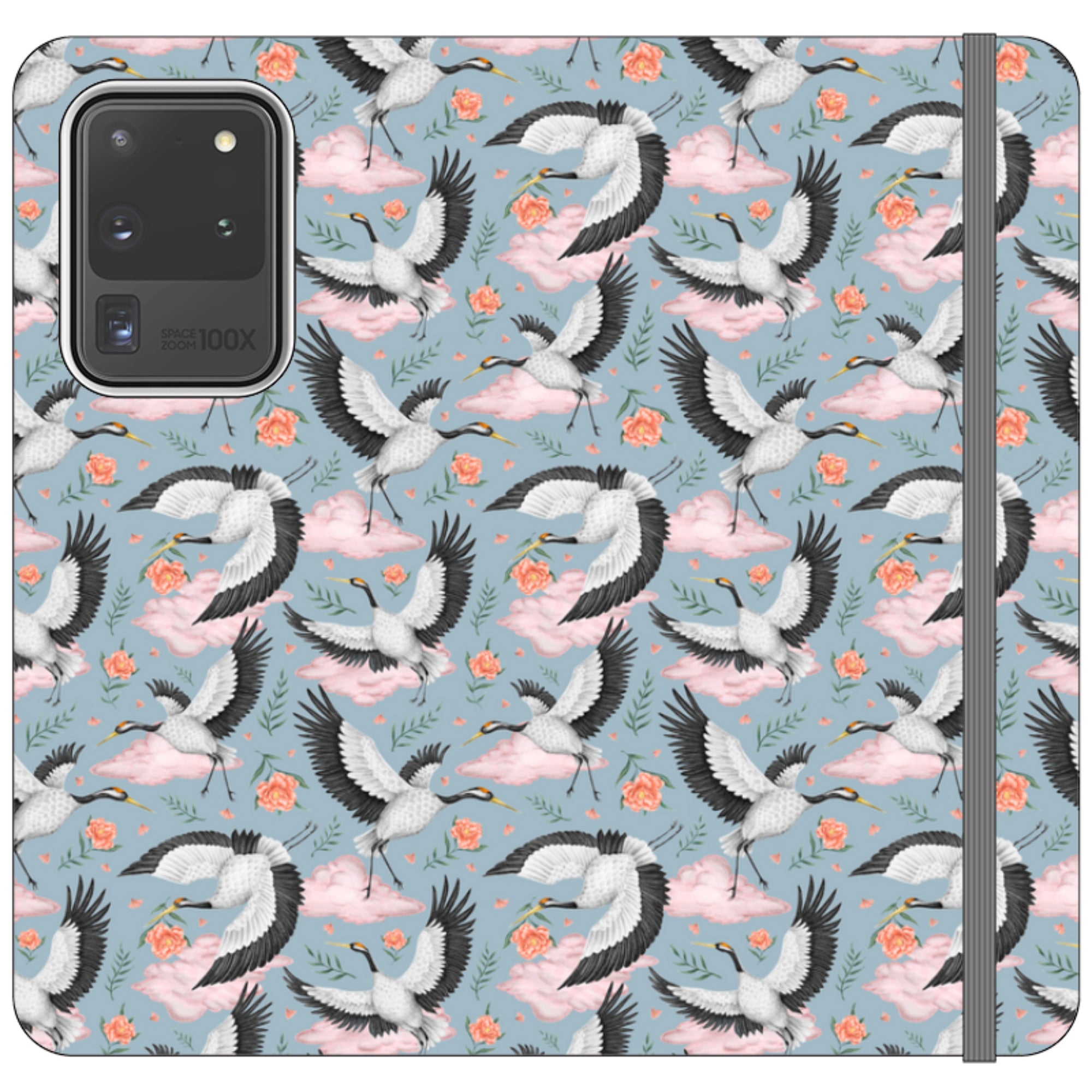 Flight of the Cranes Wallet Case By Catherine Rowe