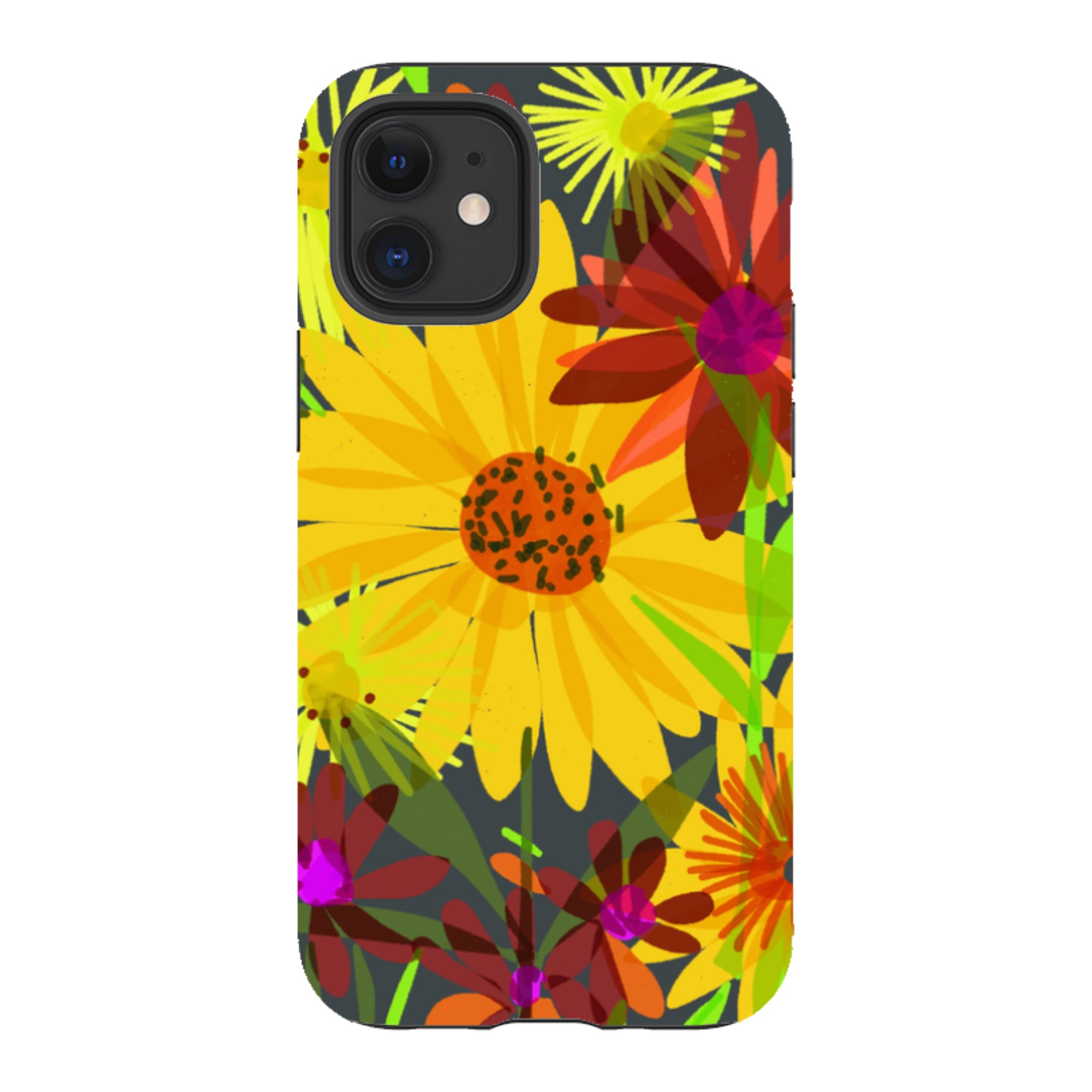 iPhone Tough Case - Sunflowers By Sarah Campbell