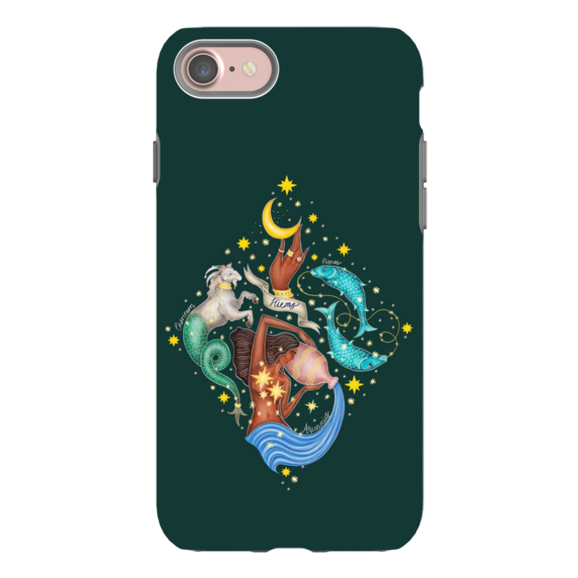 iPhone Tough Case - Winter Zodiac By Catherine Rowe