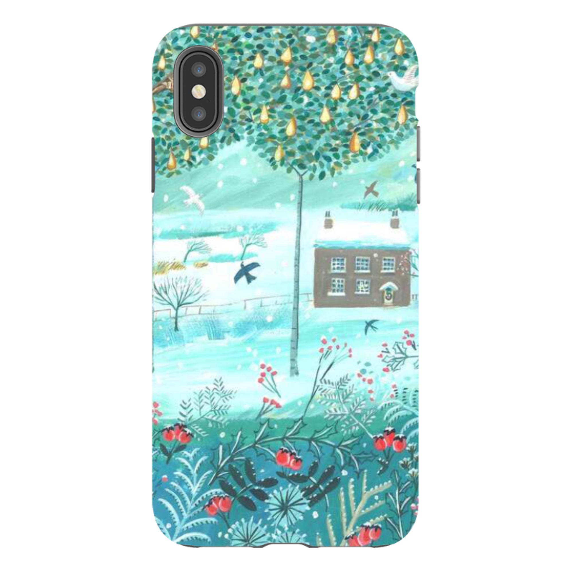 iPhone Tough Case - Pear Trees By Mary Stubberfield