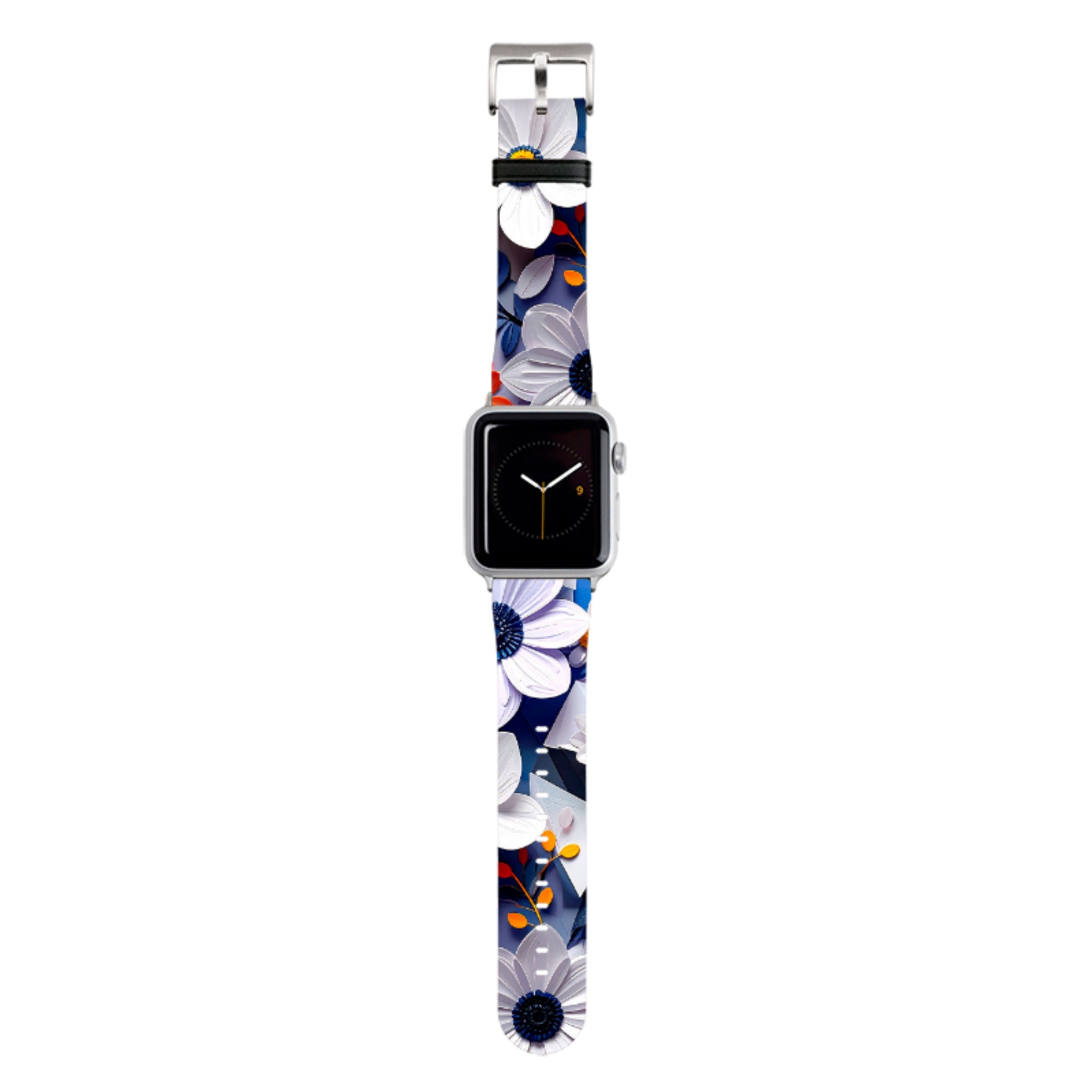 Summer Blue Florals Apple Watch Strap