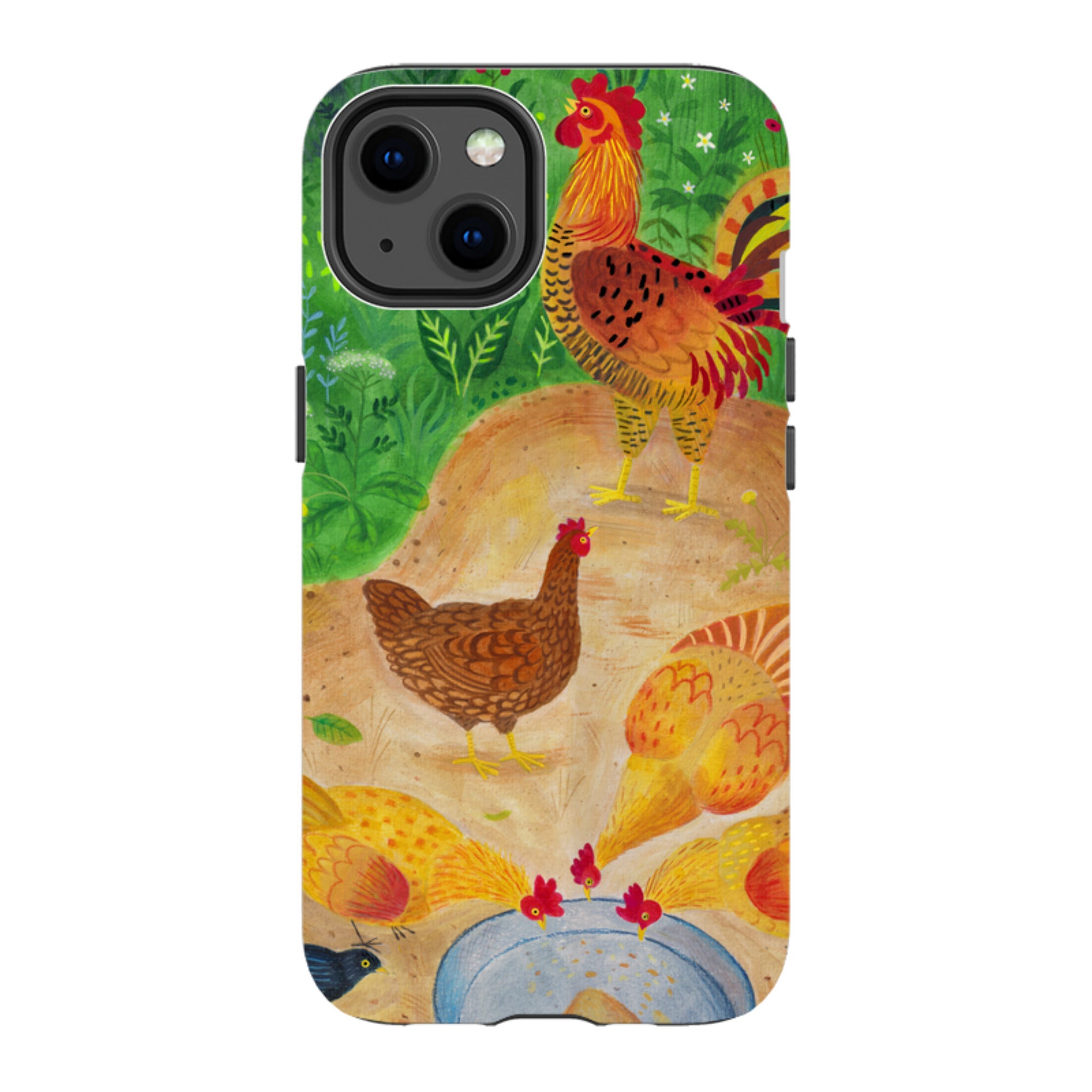 iPhone MagSafe Tough Case - Chickens By Bex Parkin