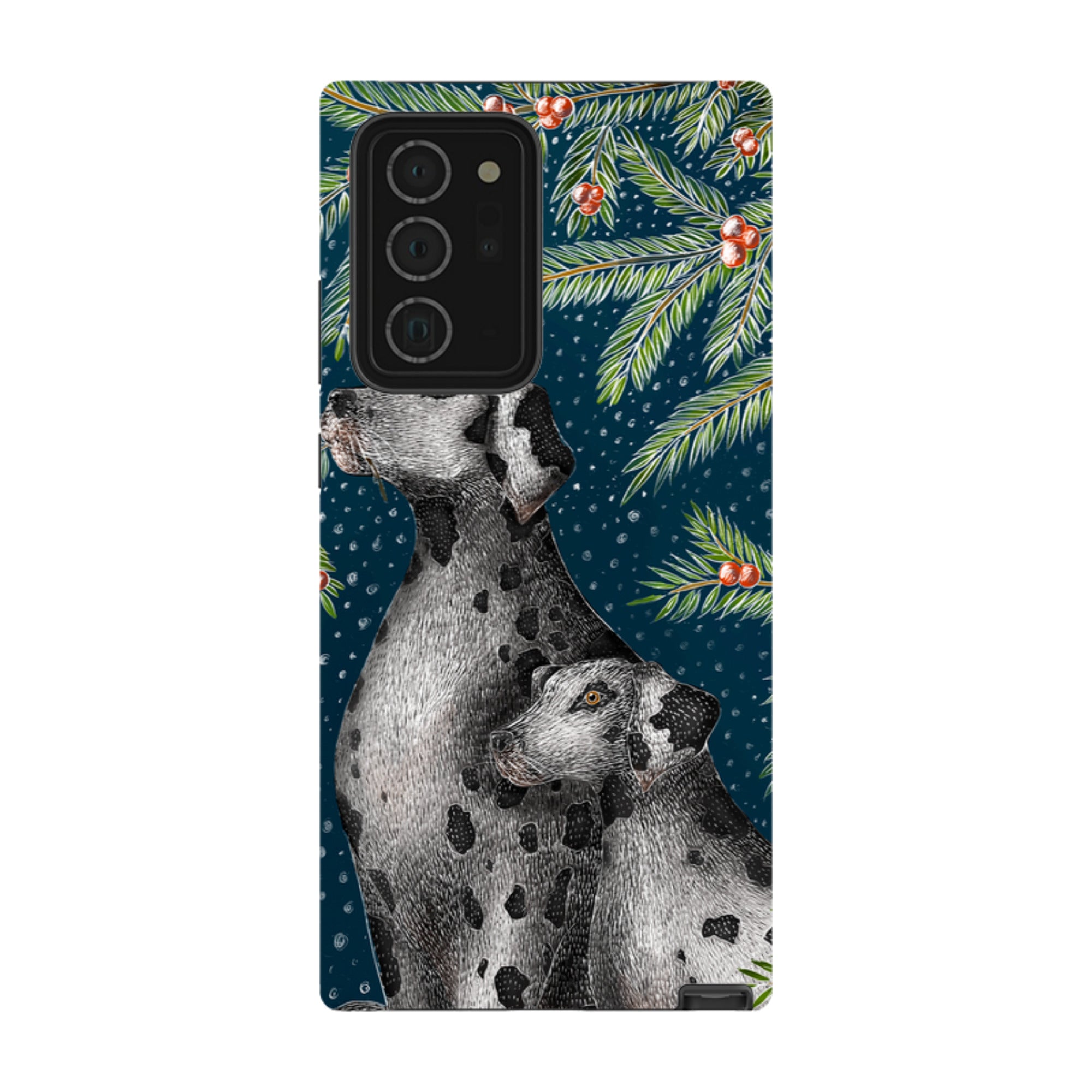 Samsung Tough Case - Christmas Dalmatians By Catherine Rowe
