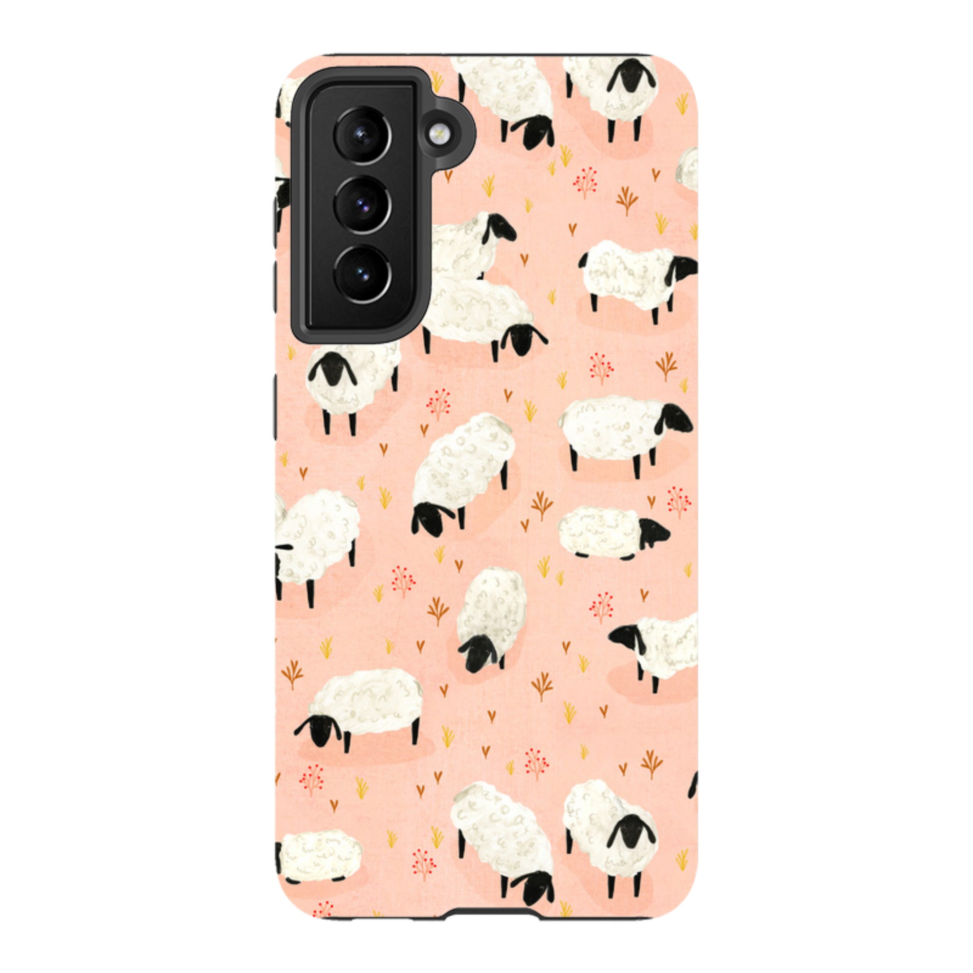 Samsung Tough Case - Sheep Pink By Katherine Quinn