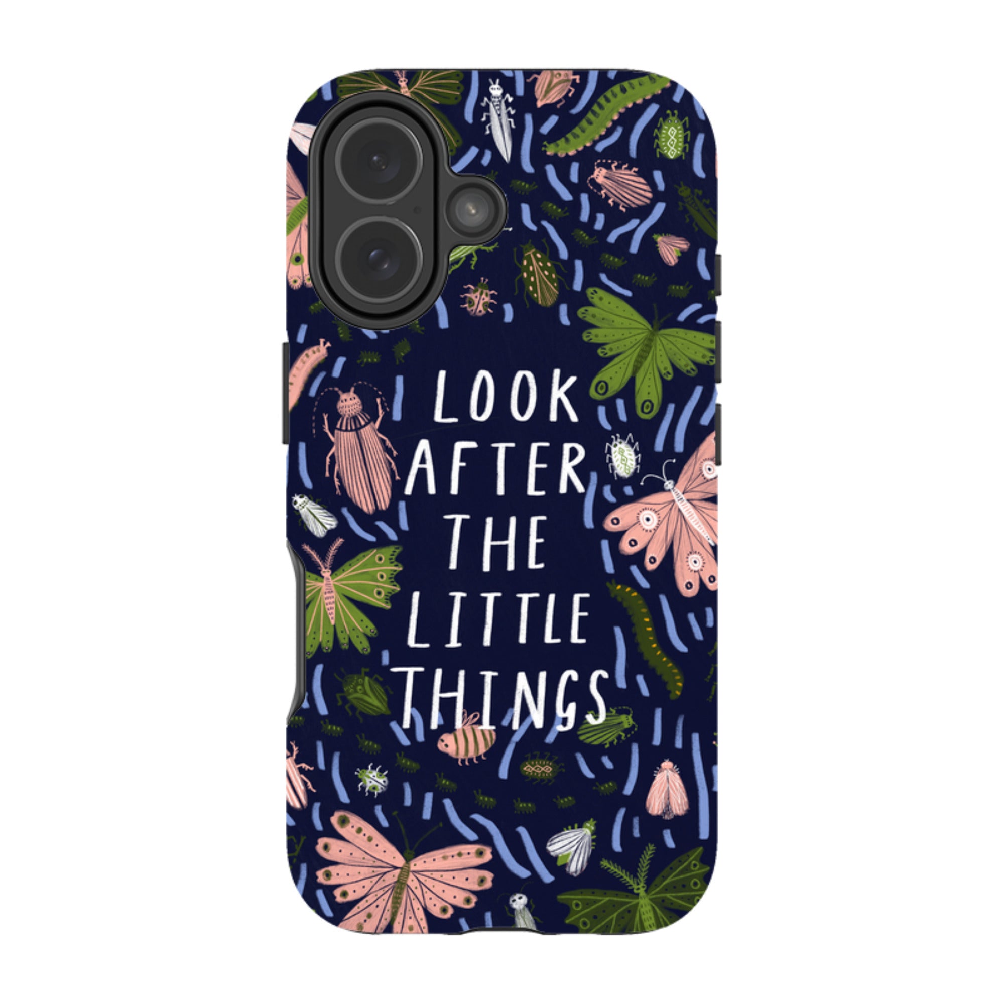 iPhone Tough Case - Little Things Blue By Lee Foster Wilson