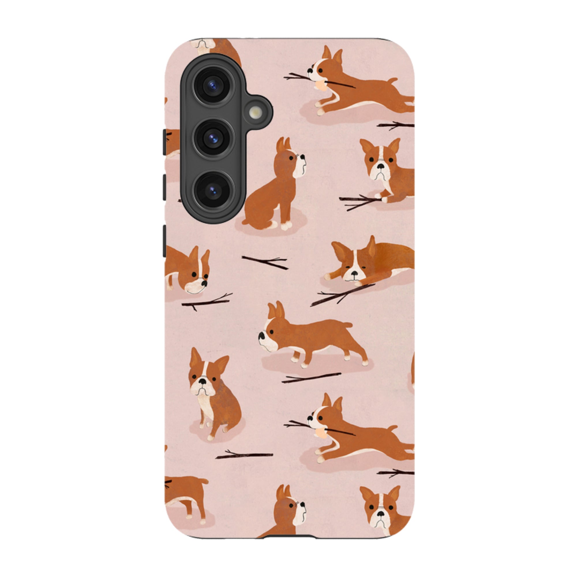 Samsung Tough Case - Boston Terrier By Katherine Quinn