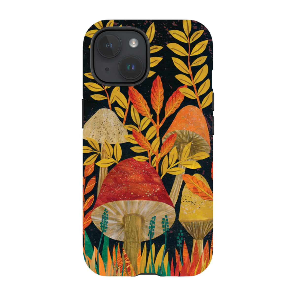 iPhone Tough Case - Mushrooms By Tracey English