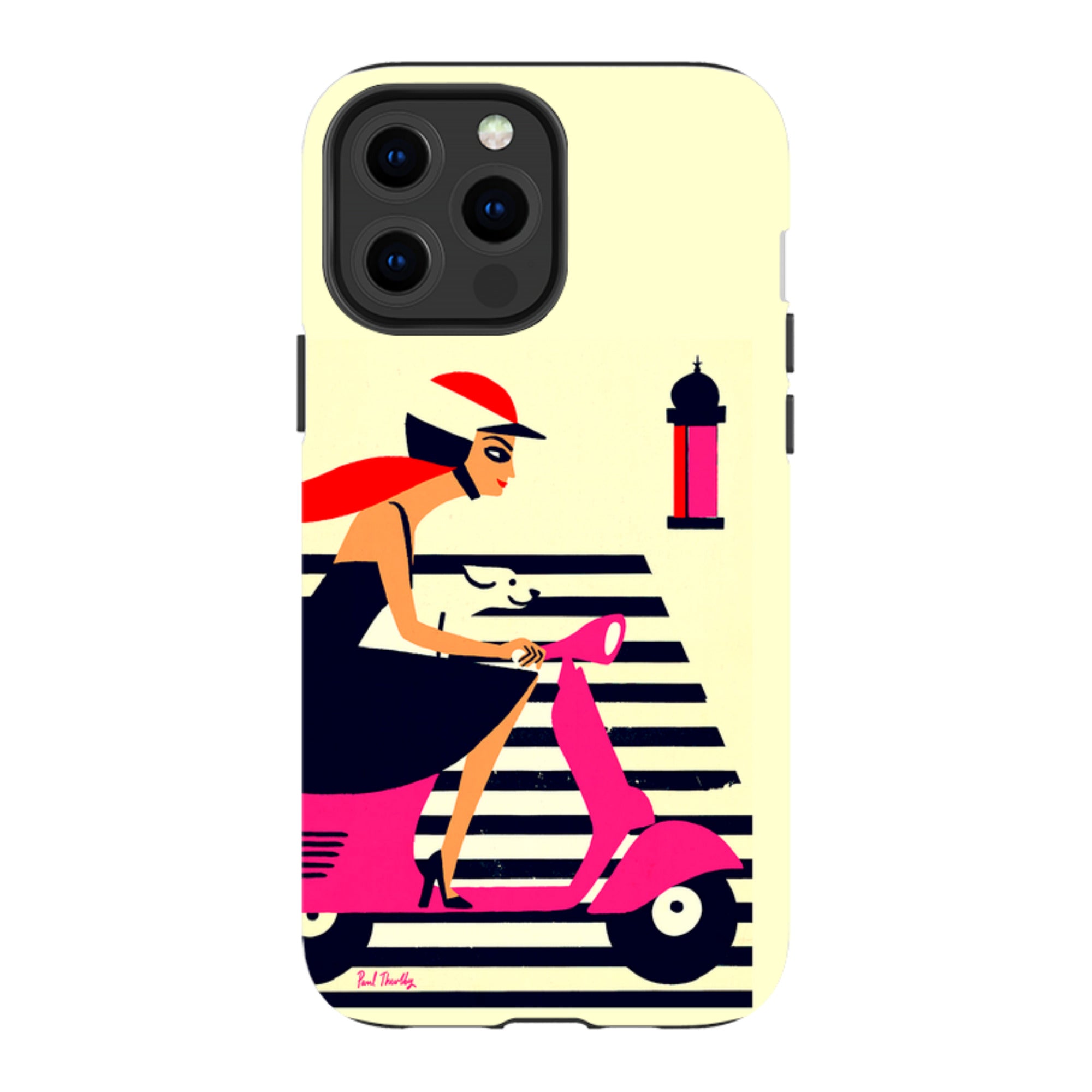 iPhone Tough Case - Vespa By Paul Thurlby