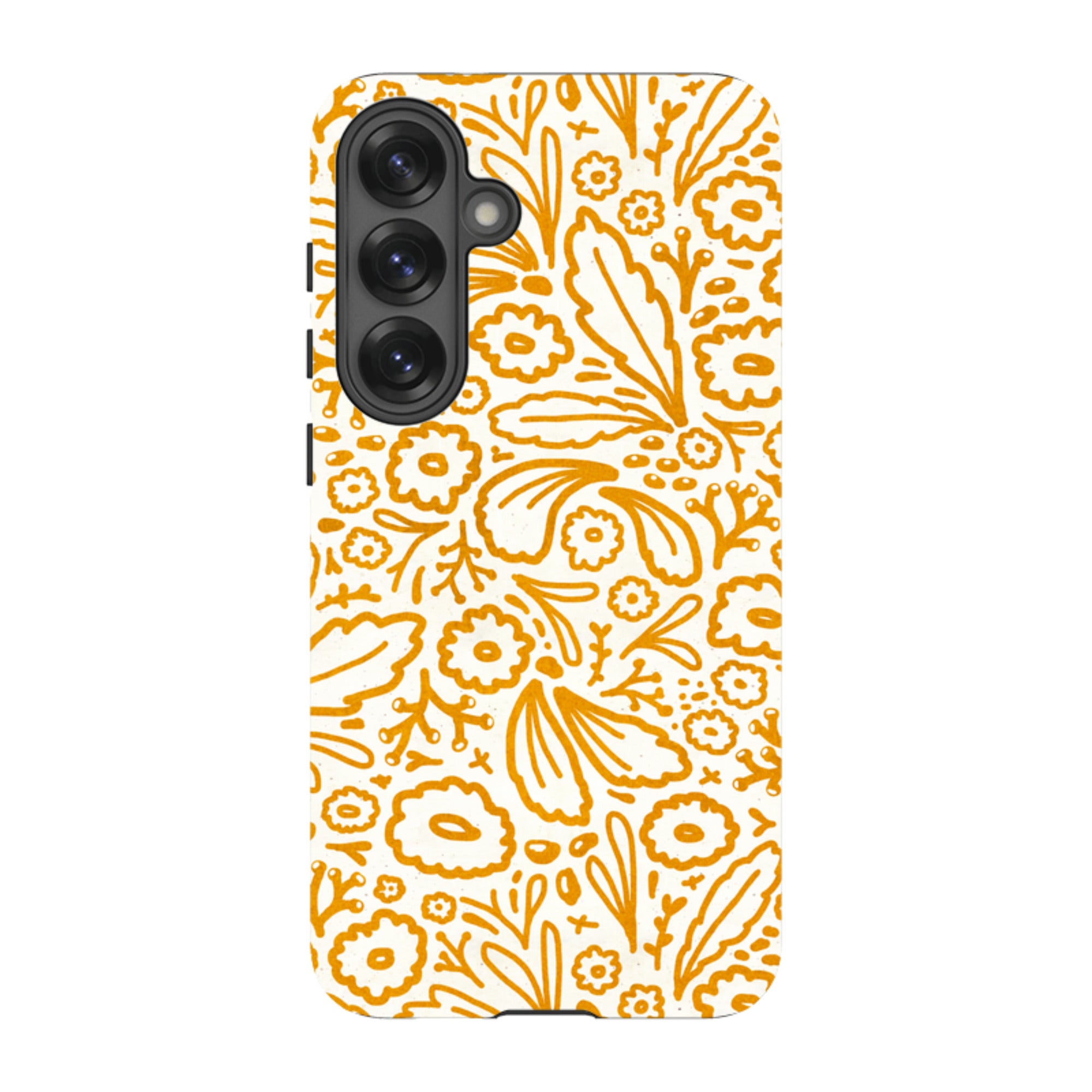 Samsung Tough Case - Wind Fall Mustard By Katherine Quinn