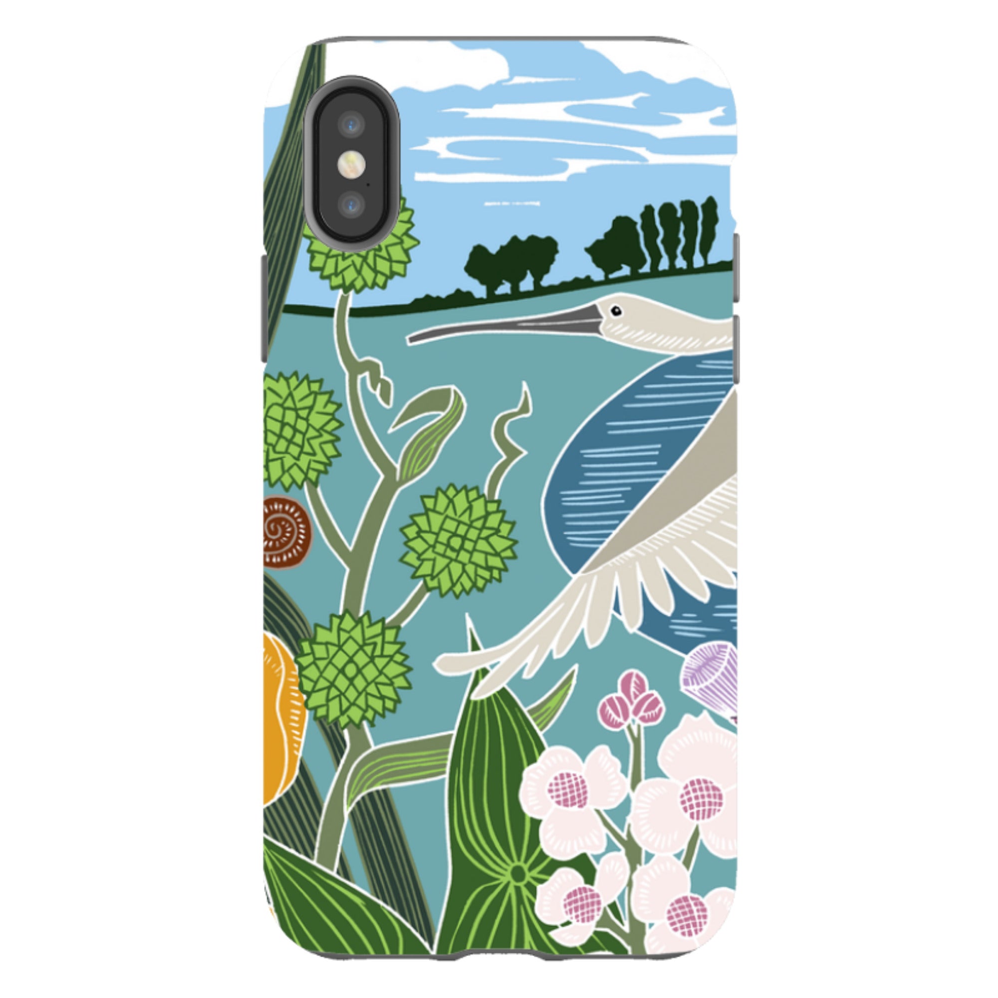 iPhone Tough Case - Spoonbill By Kate Heiss
