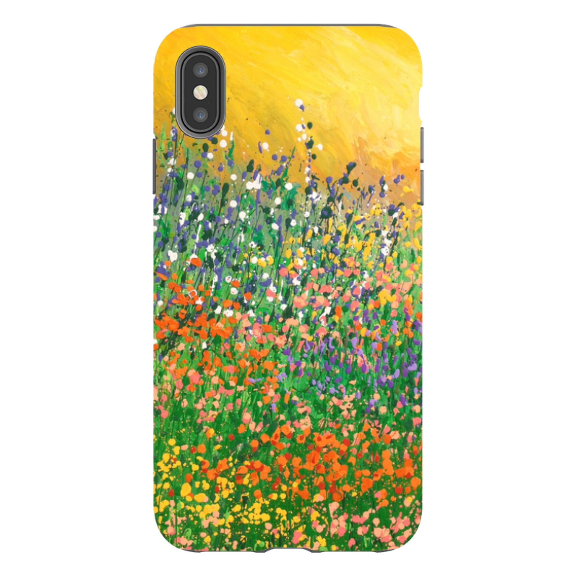iPhone Tough Case - Sun Garden By Linda Calvert Jacobson