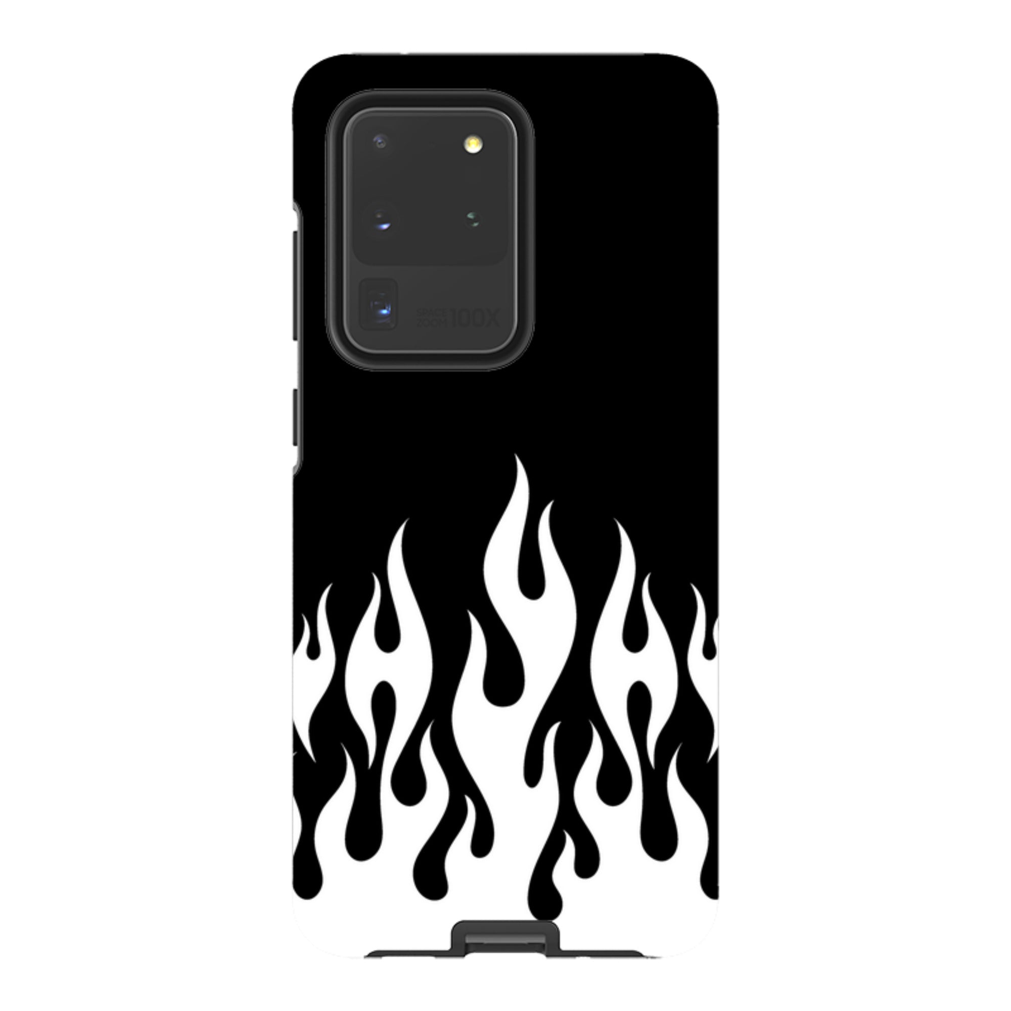 Samsung Tough Case - White Flames