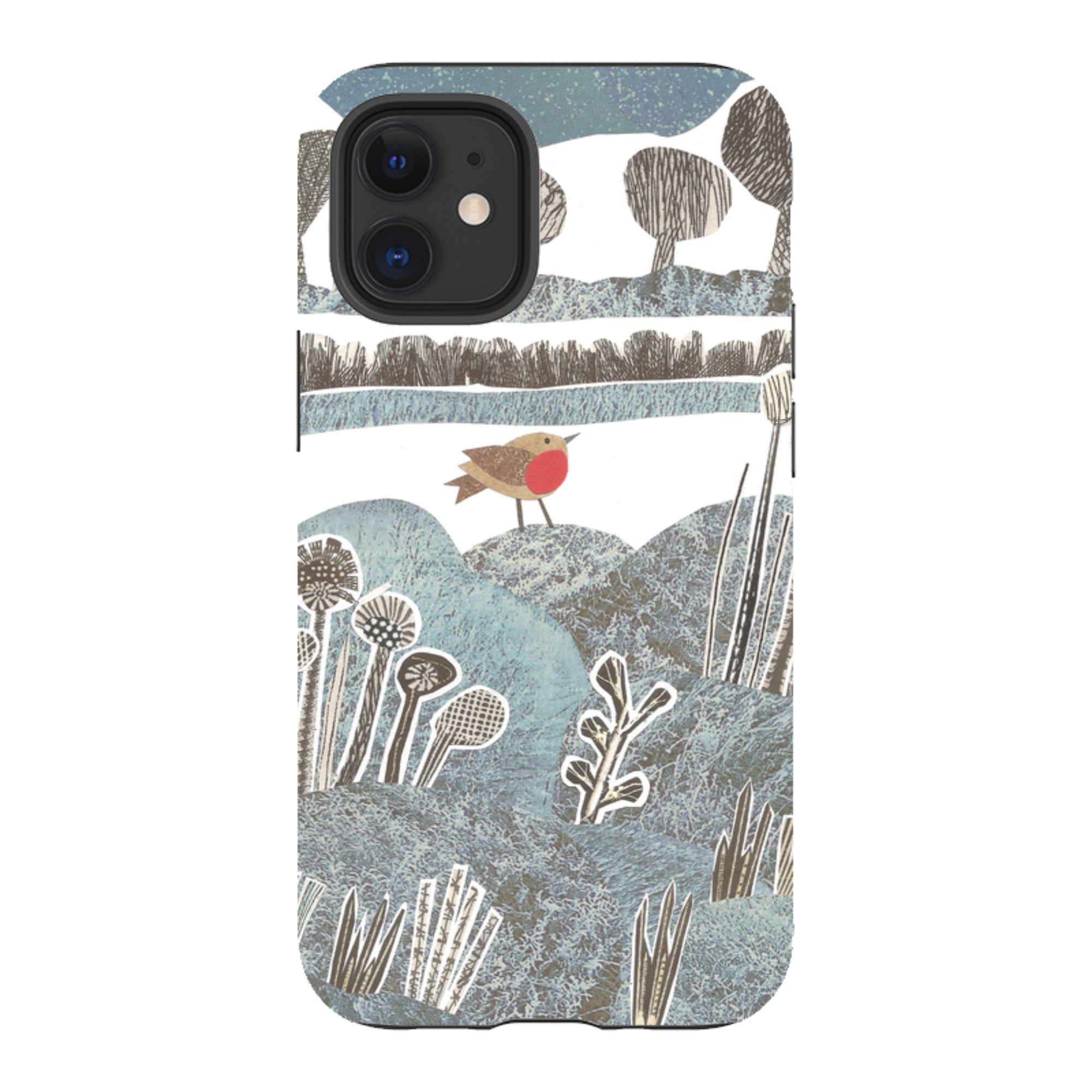 iPhone Tough Case - Frost Robin By Jane Robbins