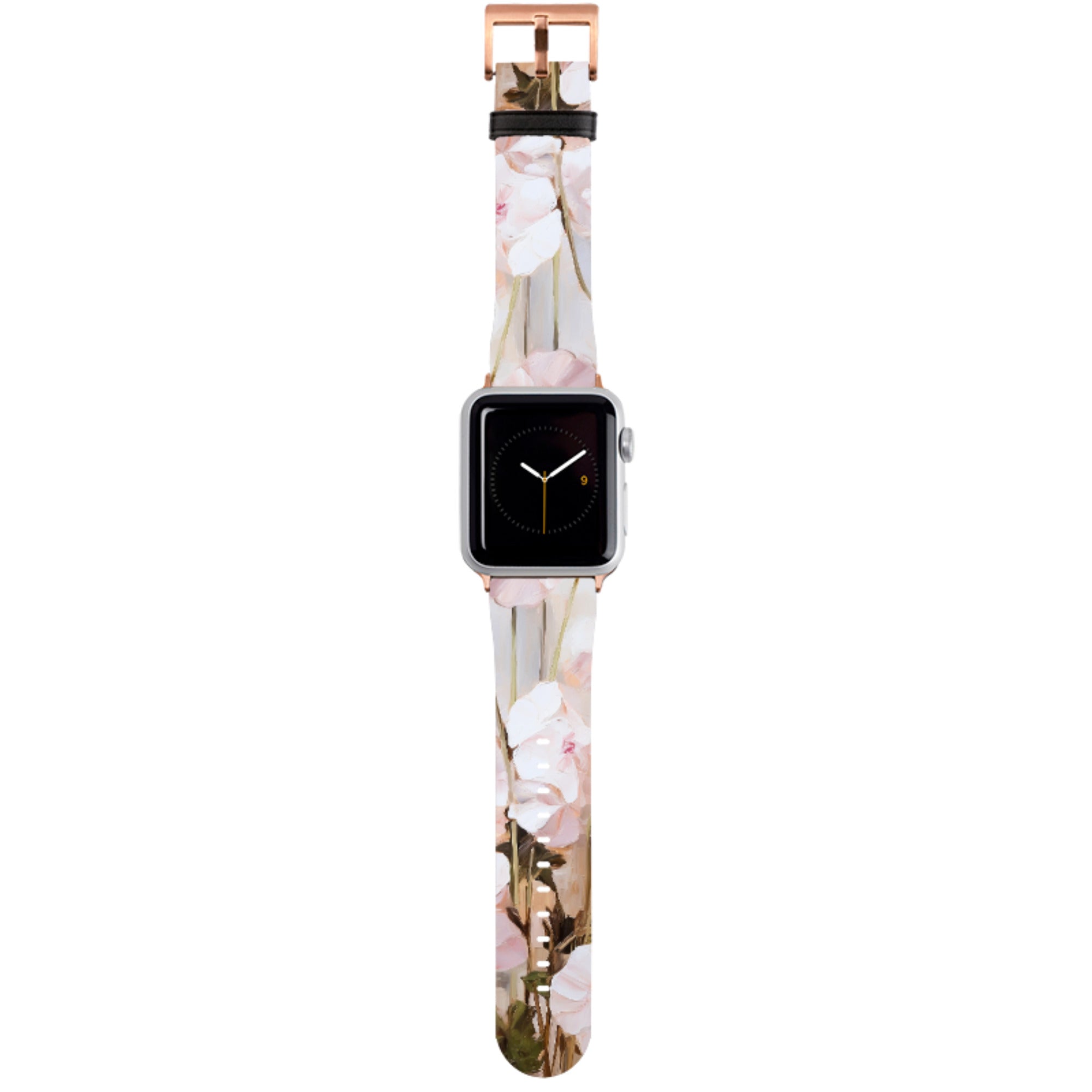Pink Delight Floral Apple Watch Strap