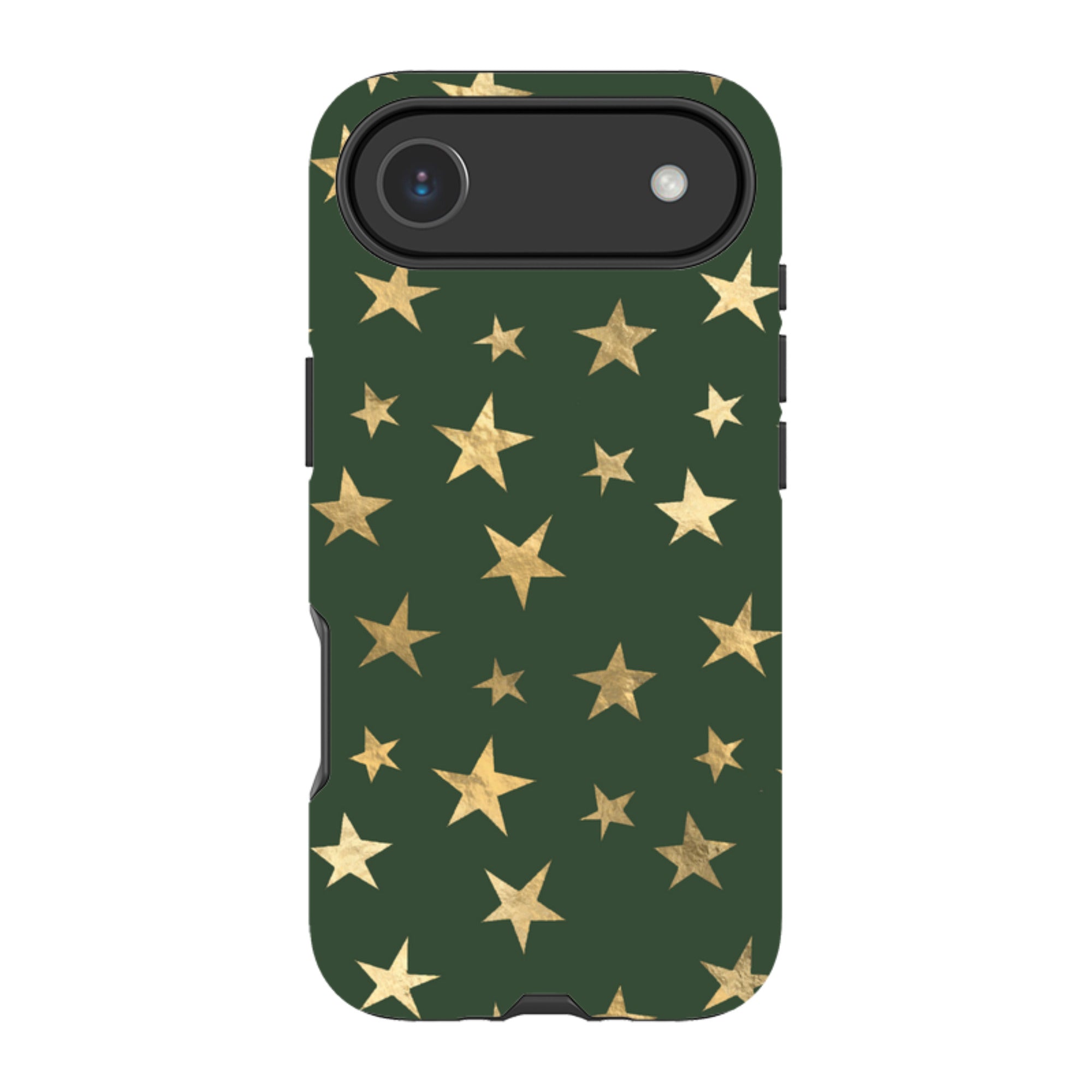 iPhone MagSafe Tough Case - Green and Gold Stars