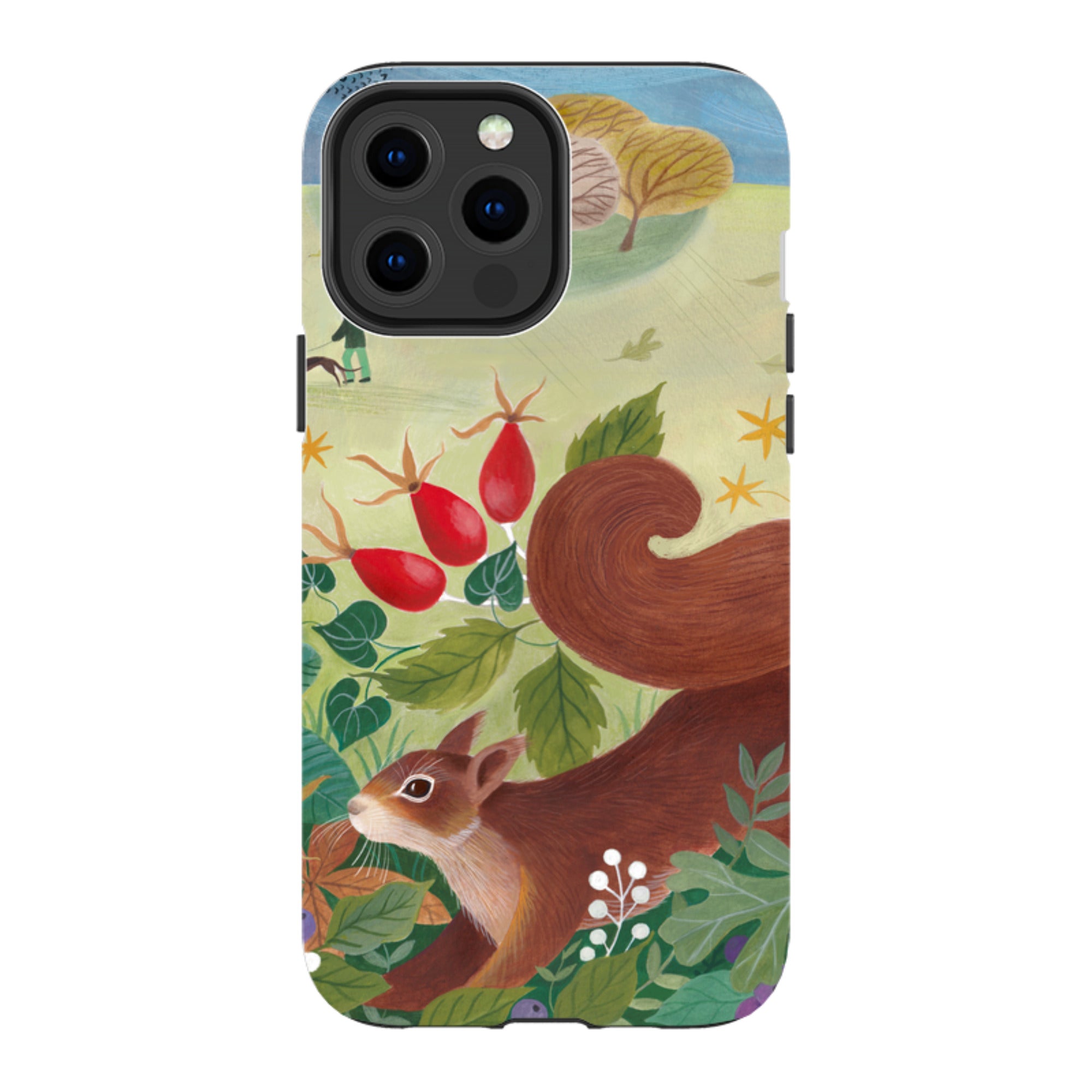 iPhone Tough Case - Autumn Squirrel By Bex Parkin