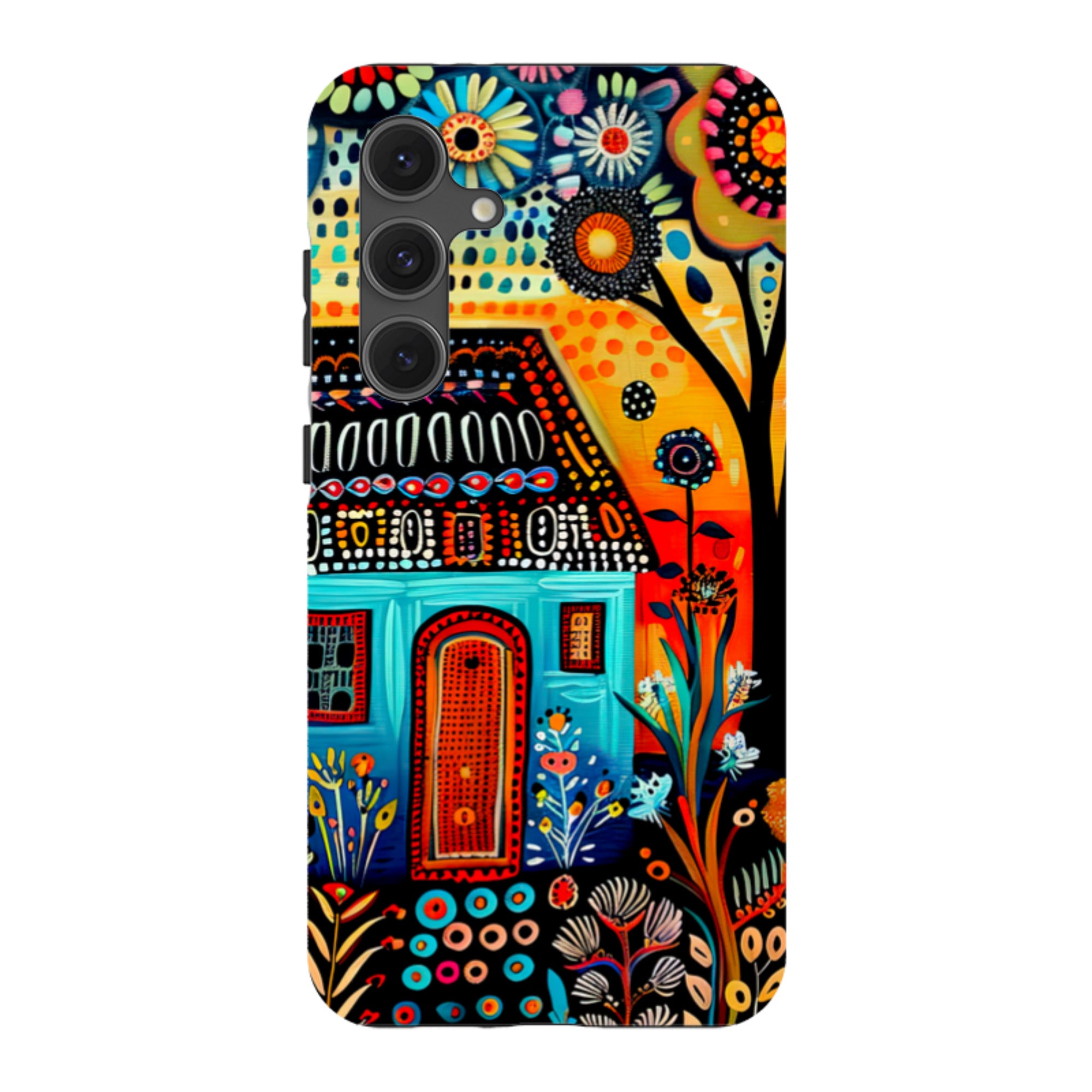 Samsung Tough Case - Folk Art House VI