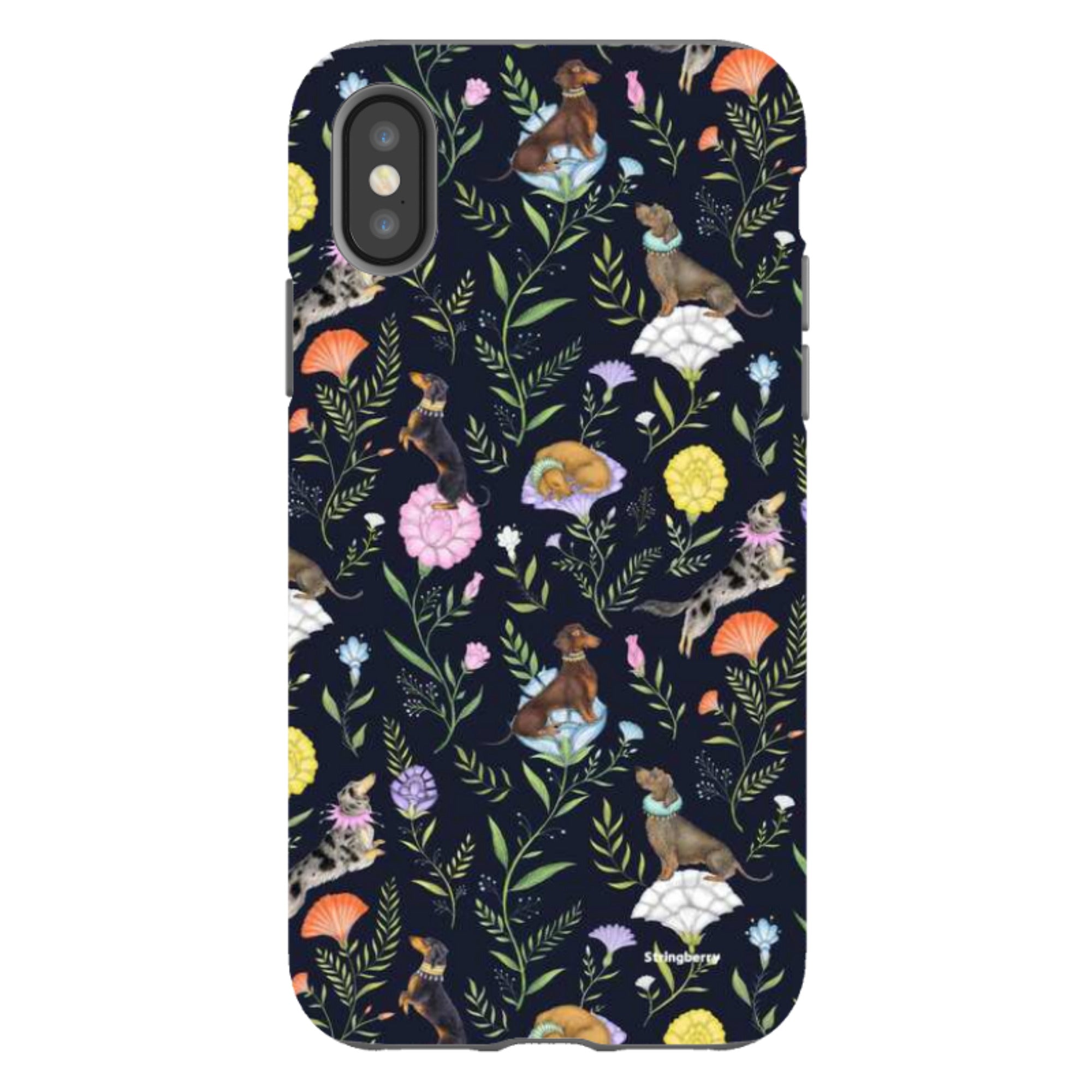 iPhone Tough Case - Doxy Day Afternoon Marine By Catherine Rowe