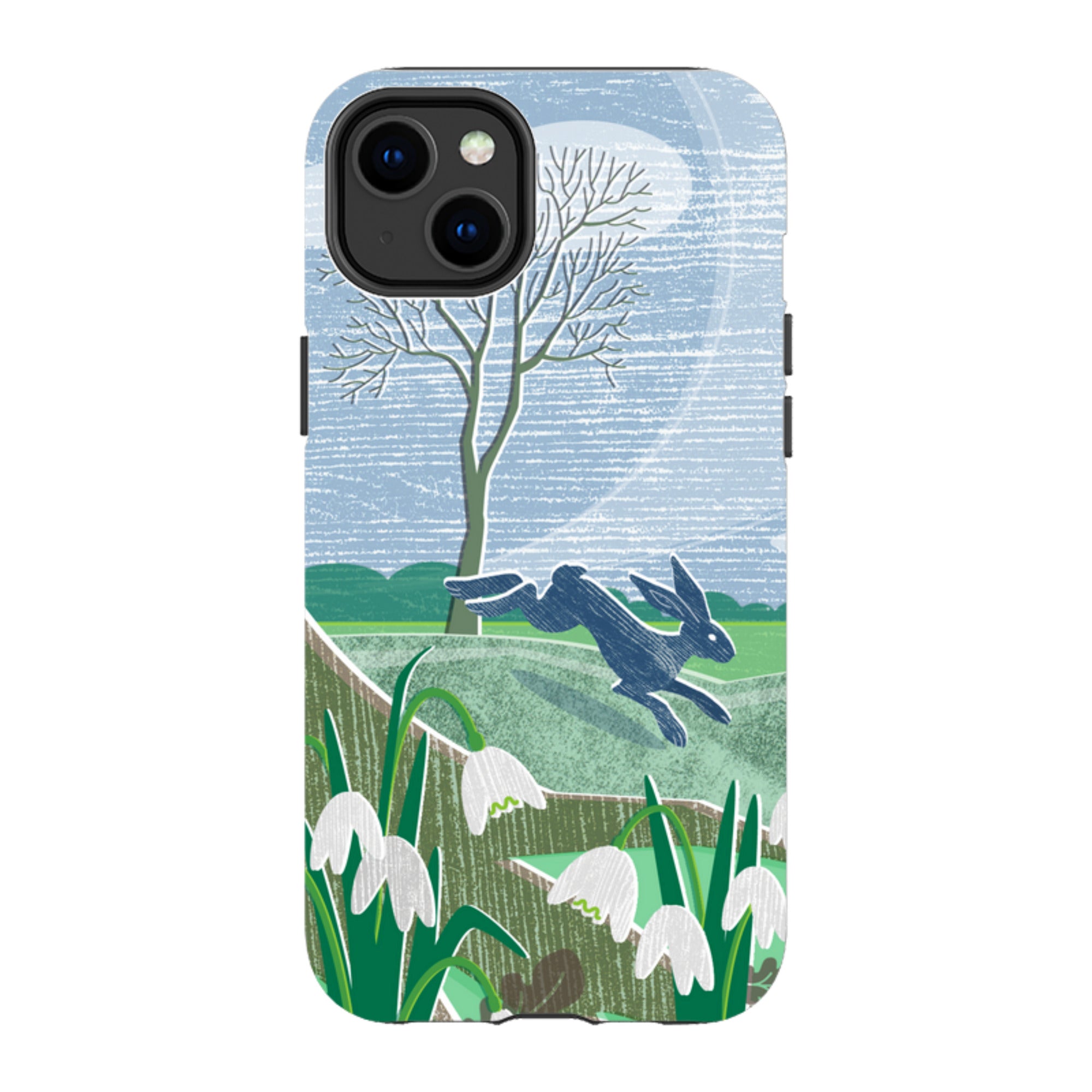 iPhone Tough Case - Snowdrops And Hare By Liane Payne