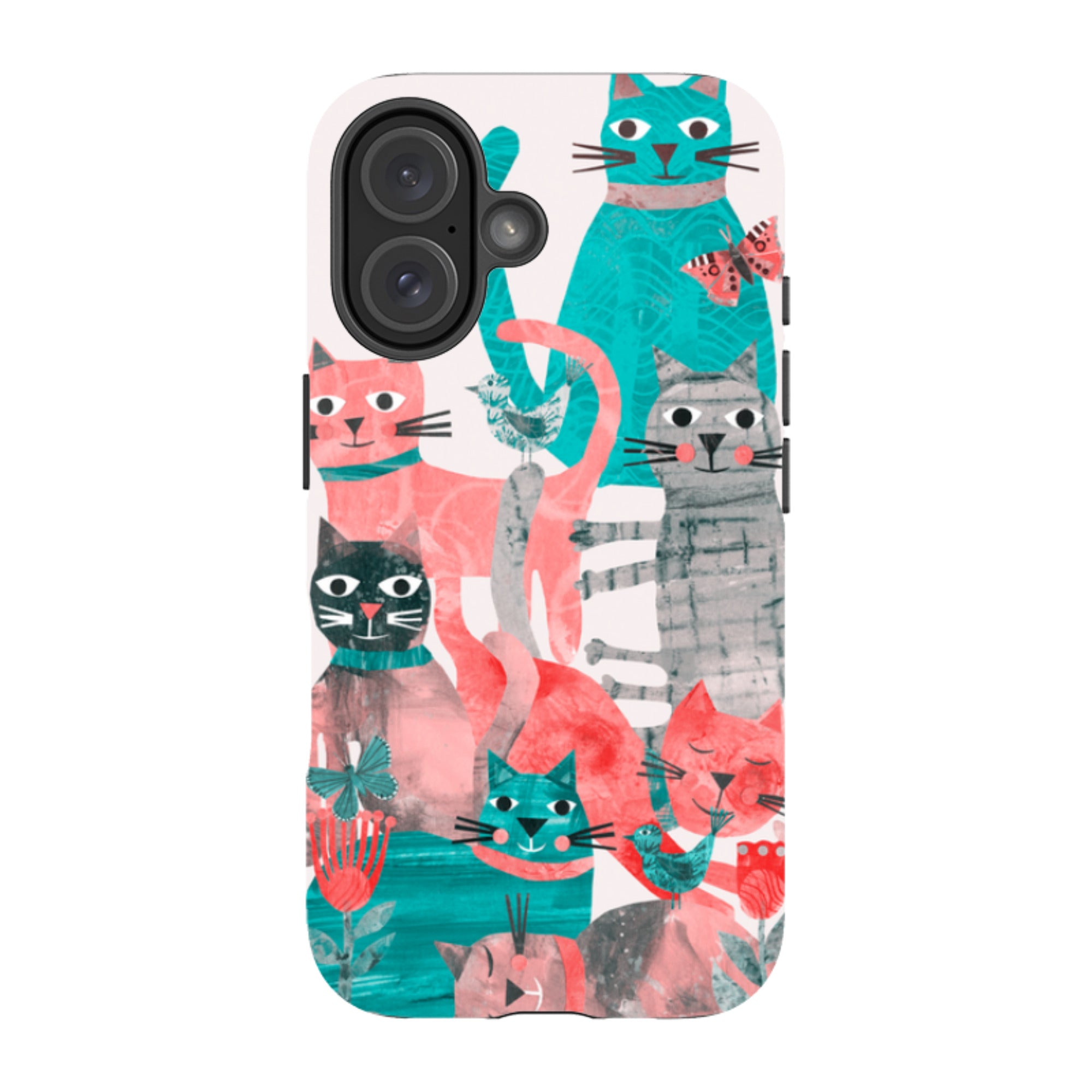 iPhone Case - Cat Party II By Tracey English