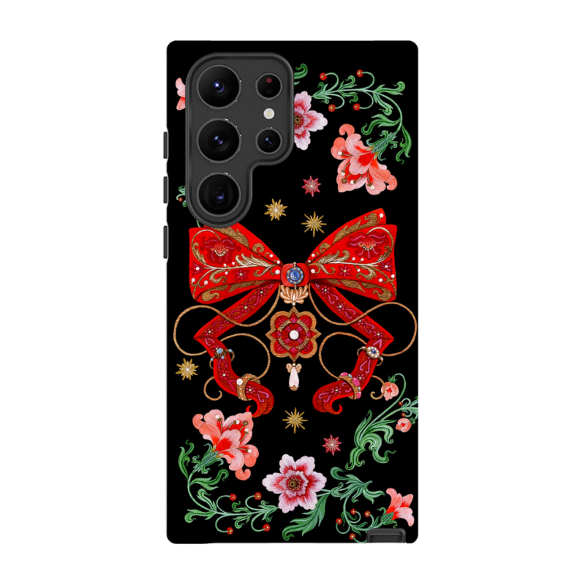 Samsung Tough  Case - Five Gold Ring By Maria Matos