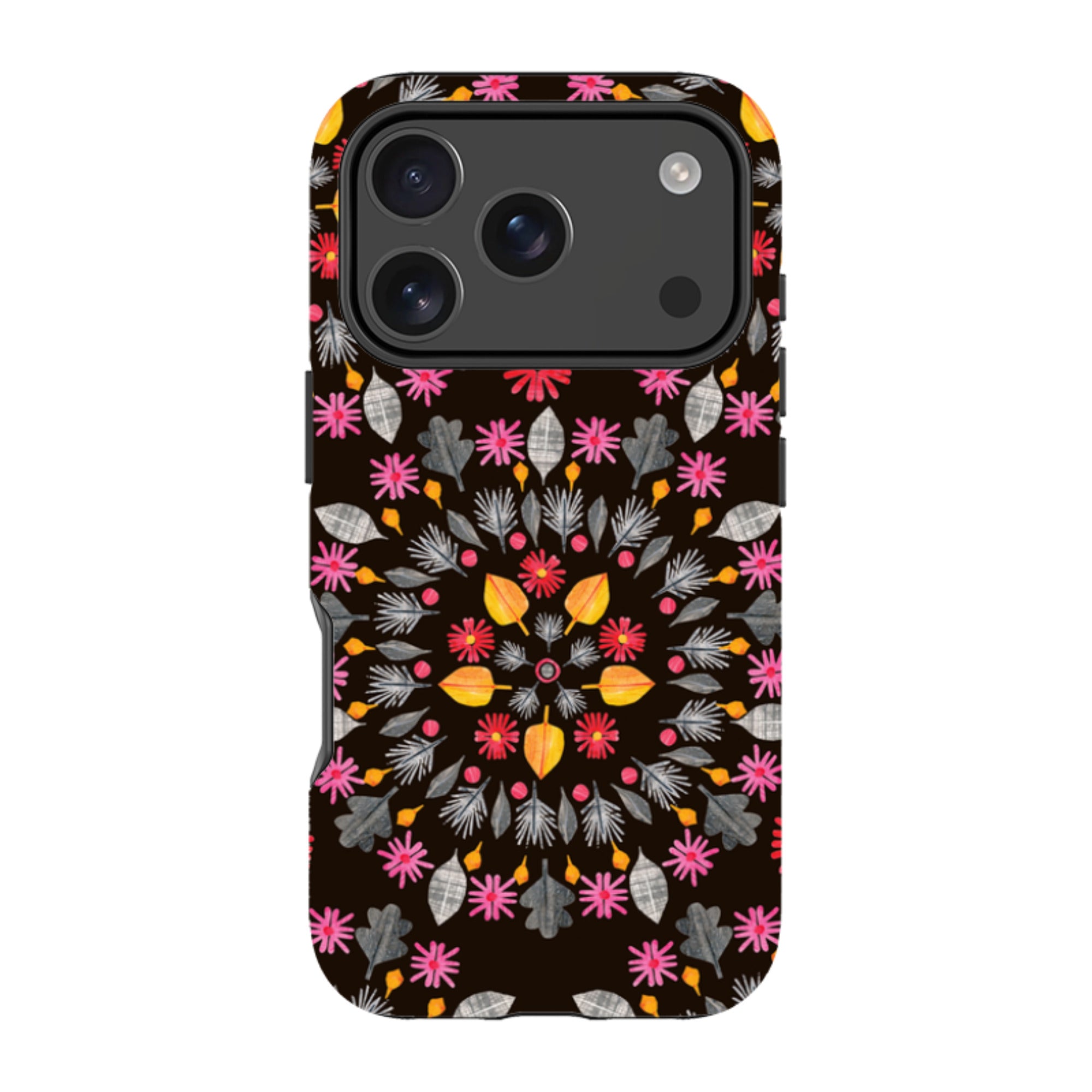 iPhone MagSafe Tough Case - Autumn Mandala By Tracey English