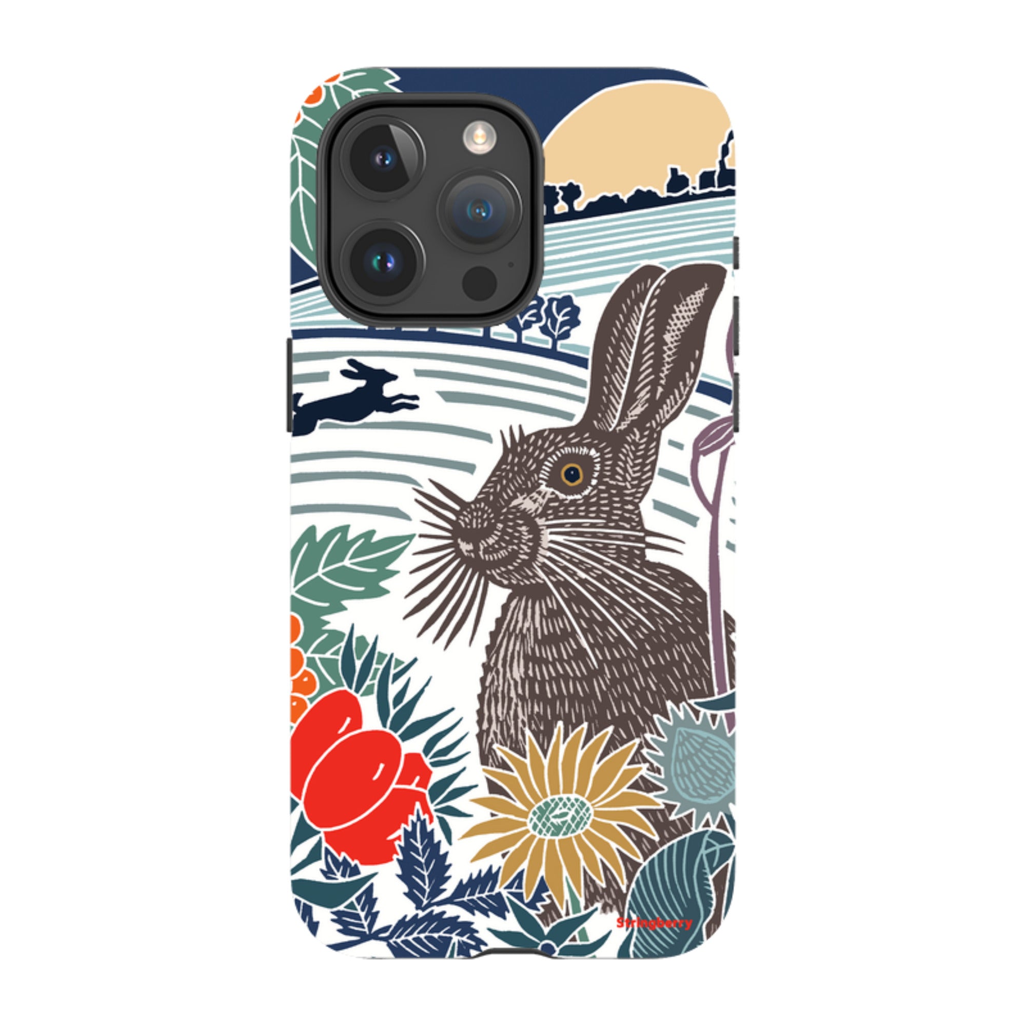 iPhone Tough Case - Winter Hare By Kate Heiss