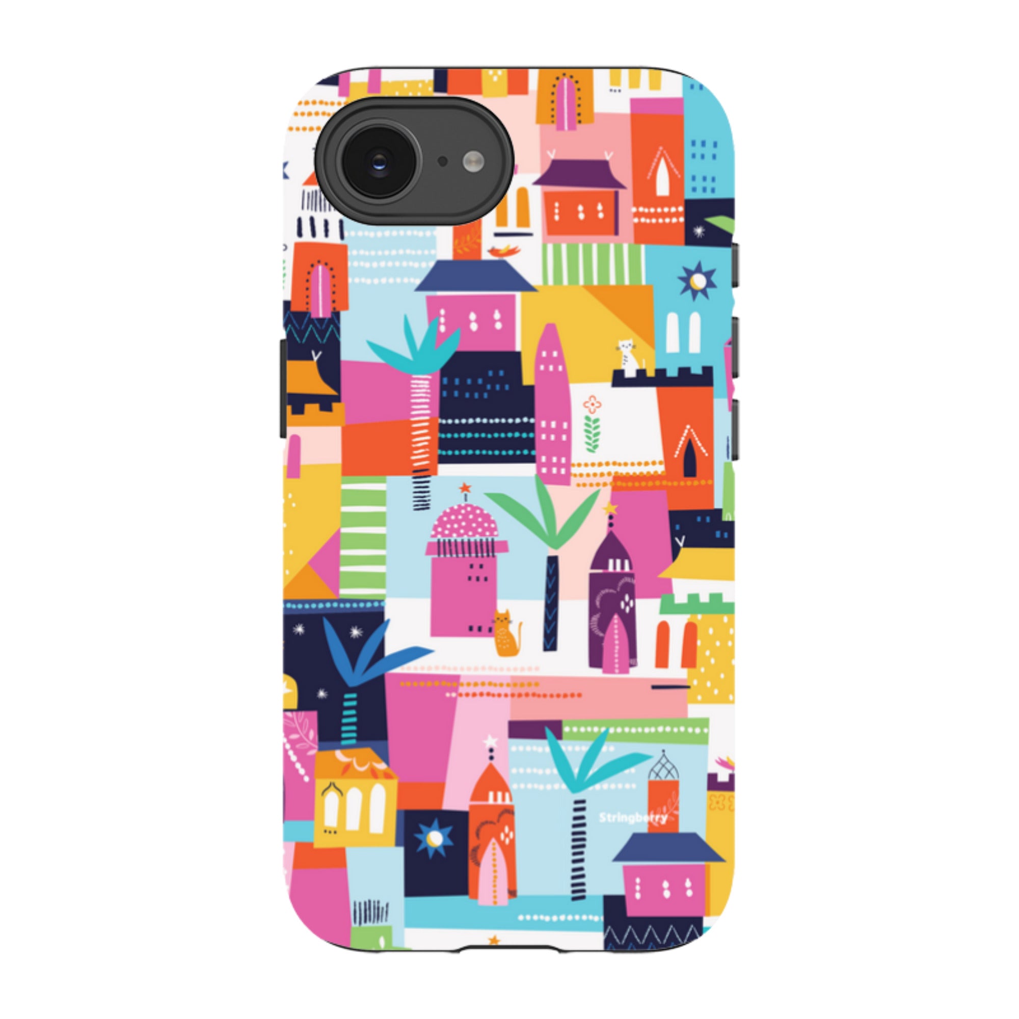 iPhone Tough Case - Houses By Ali Brookes