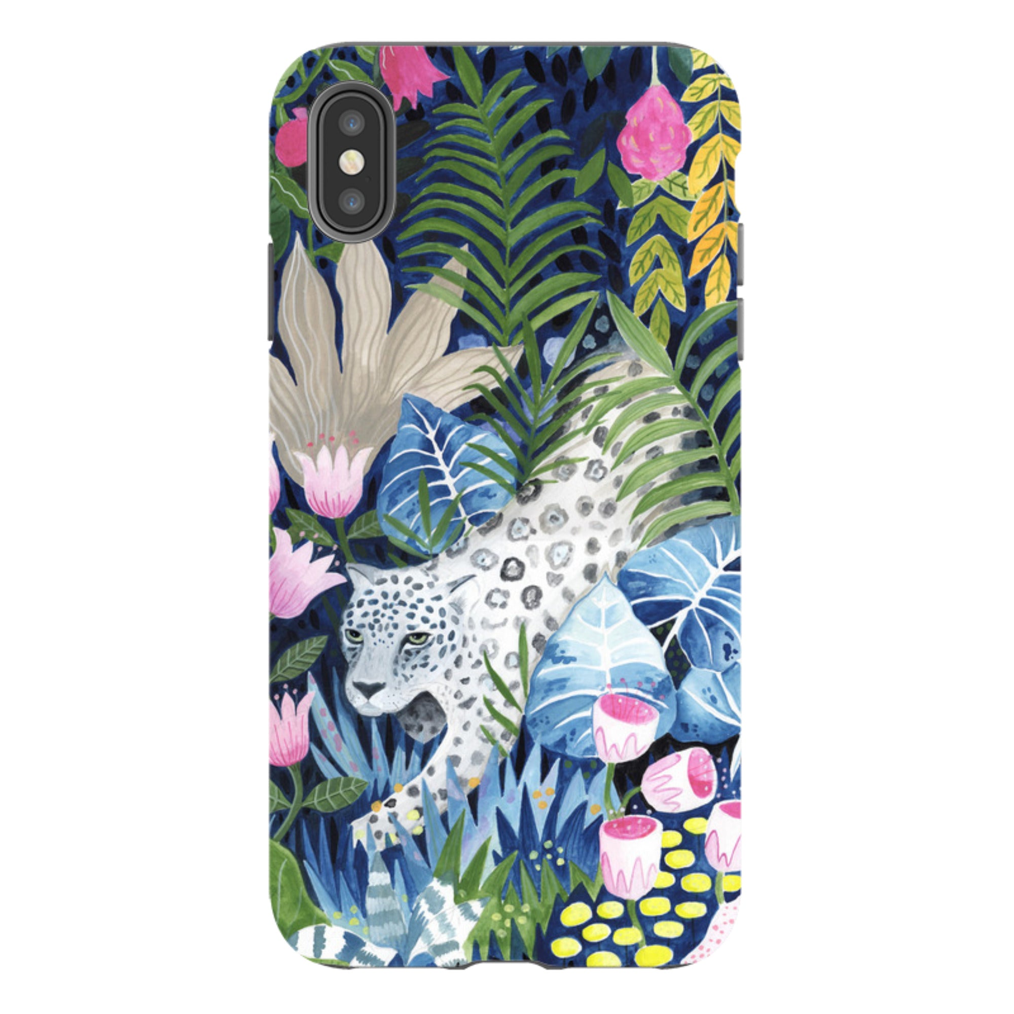 iPhone Tough Case - Prowling Leopard By Bex Parkin