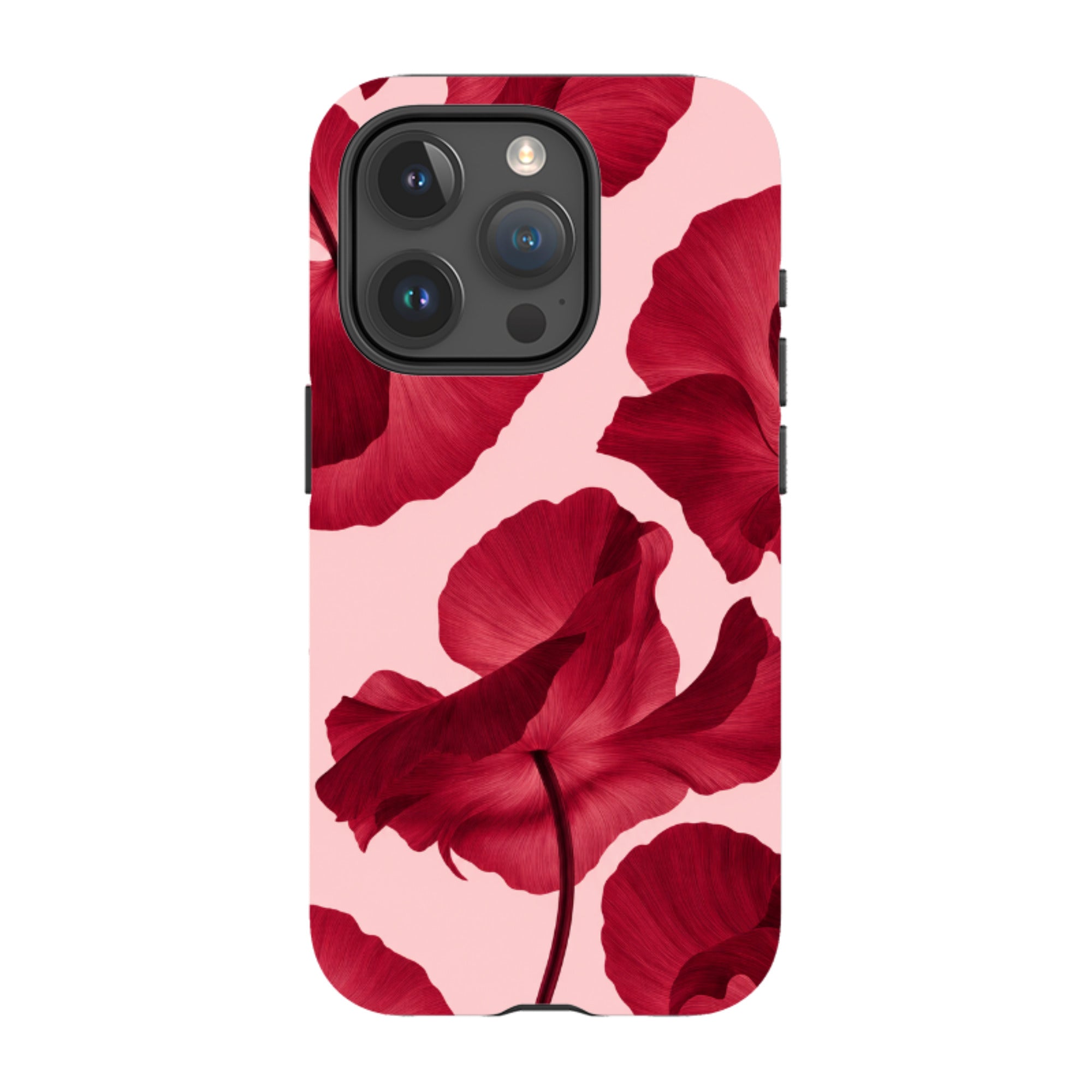 iPhone MagSafe Tough Case - Burgundy Poppy