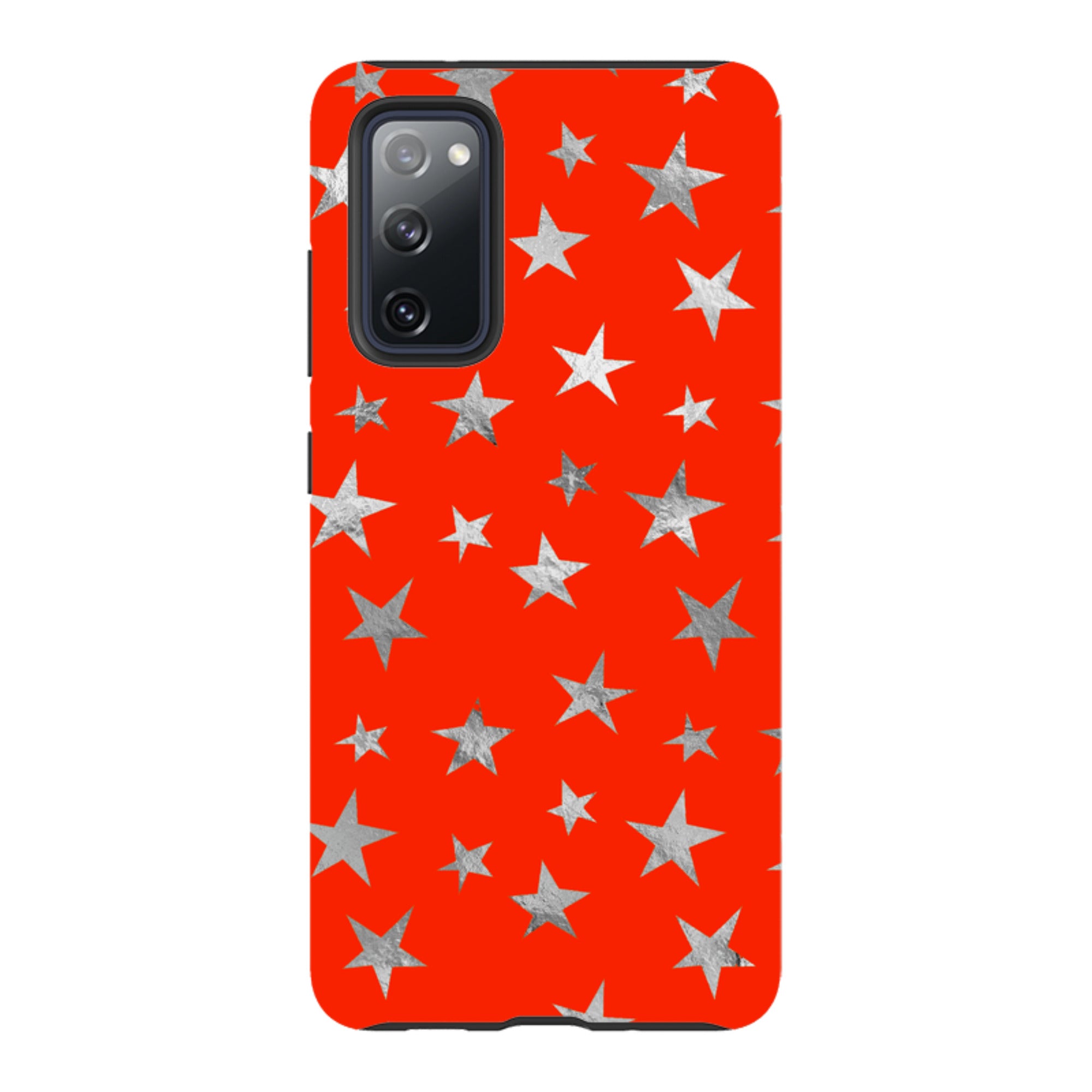 Samsung Tough Case - Red and Silver Stars