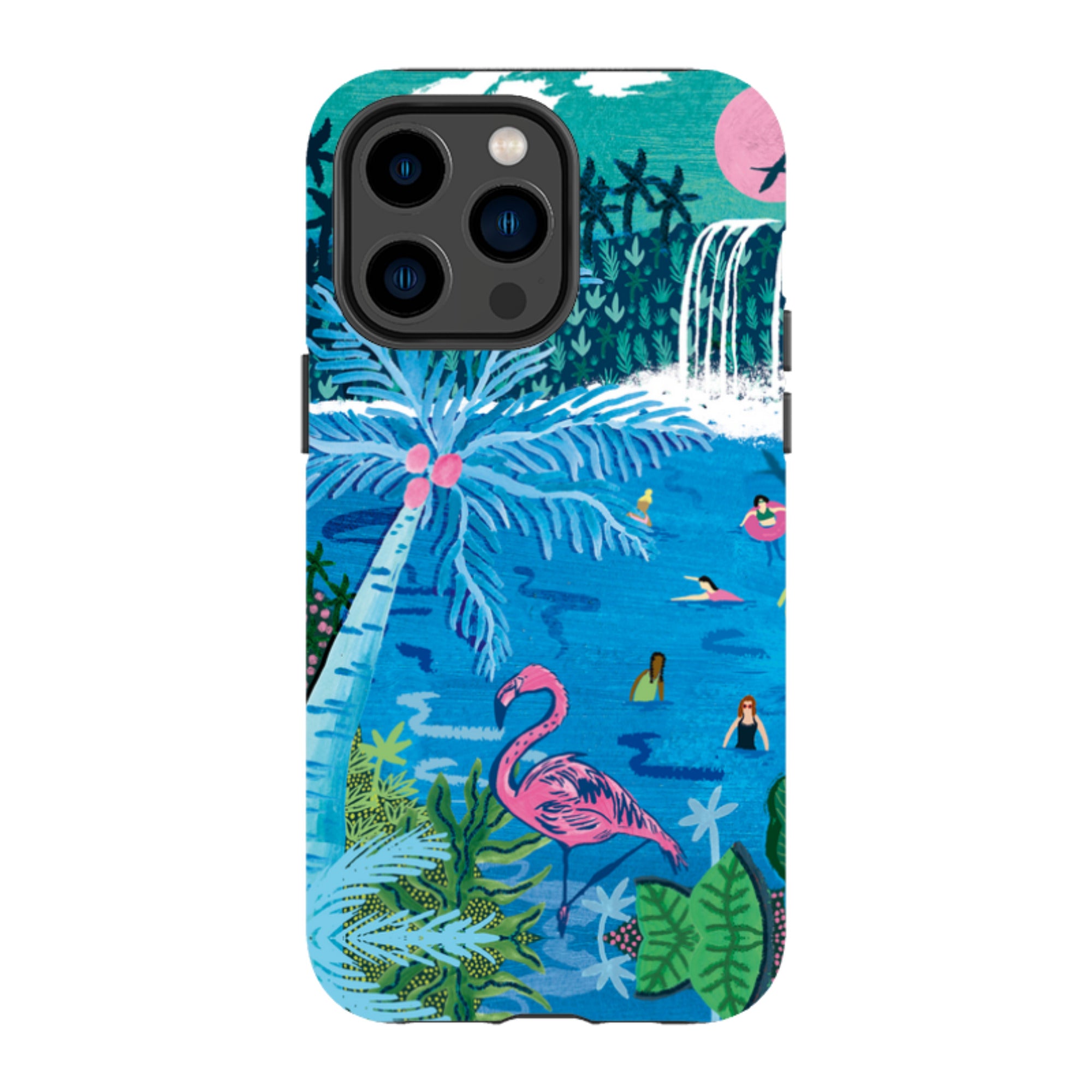 iPhone Tough Case - Palm Pool III By Emma Frances Grant