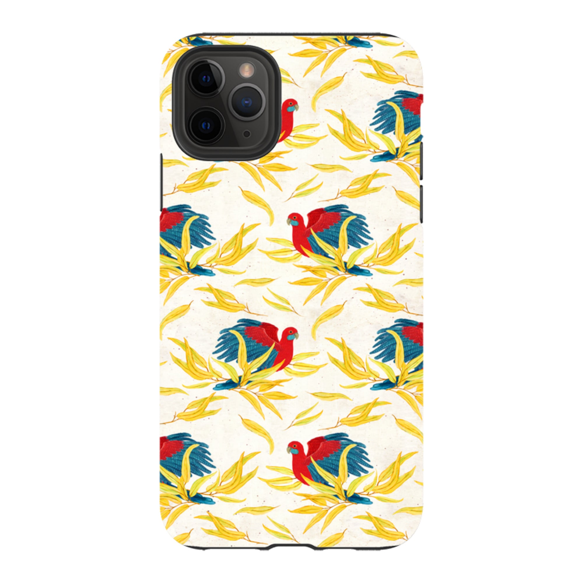iPhone Tough Case - Crimson Rosella By Katherine Quinn