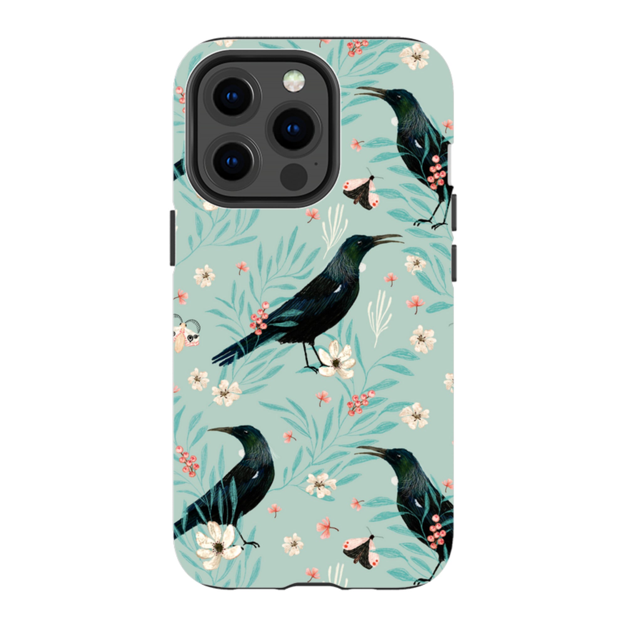 iPhone Tough Case - Tui Light Blue By Katherine Quinn