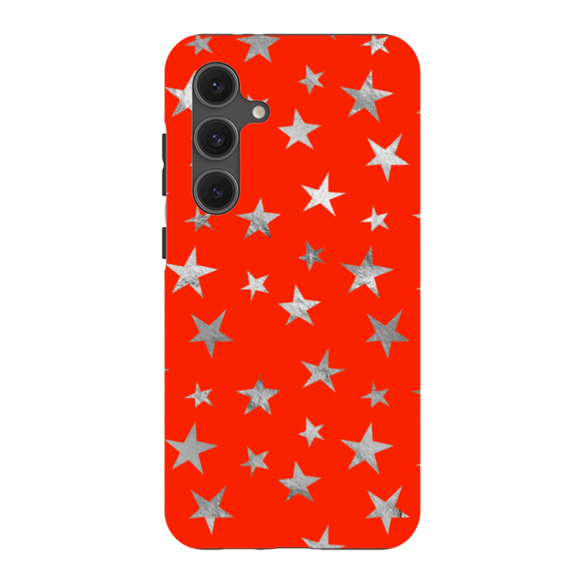 Samsung Tough Case - Red and Silver Stars