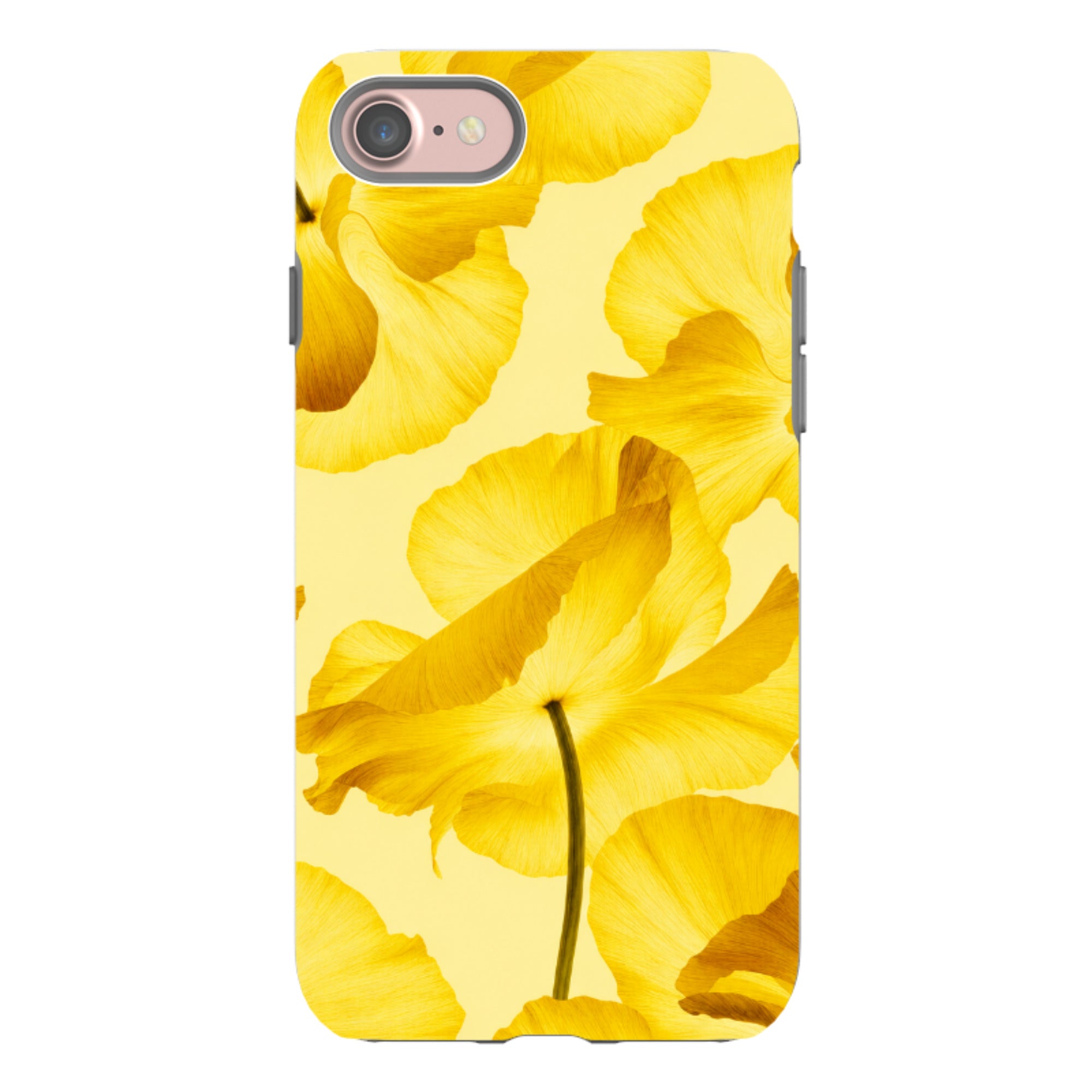 iPhone Tough Case - Yellow Poppy