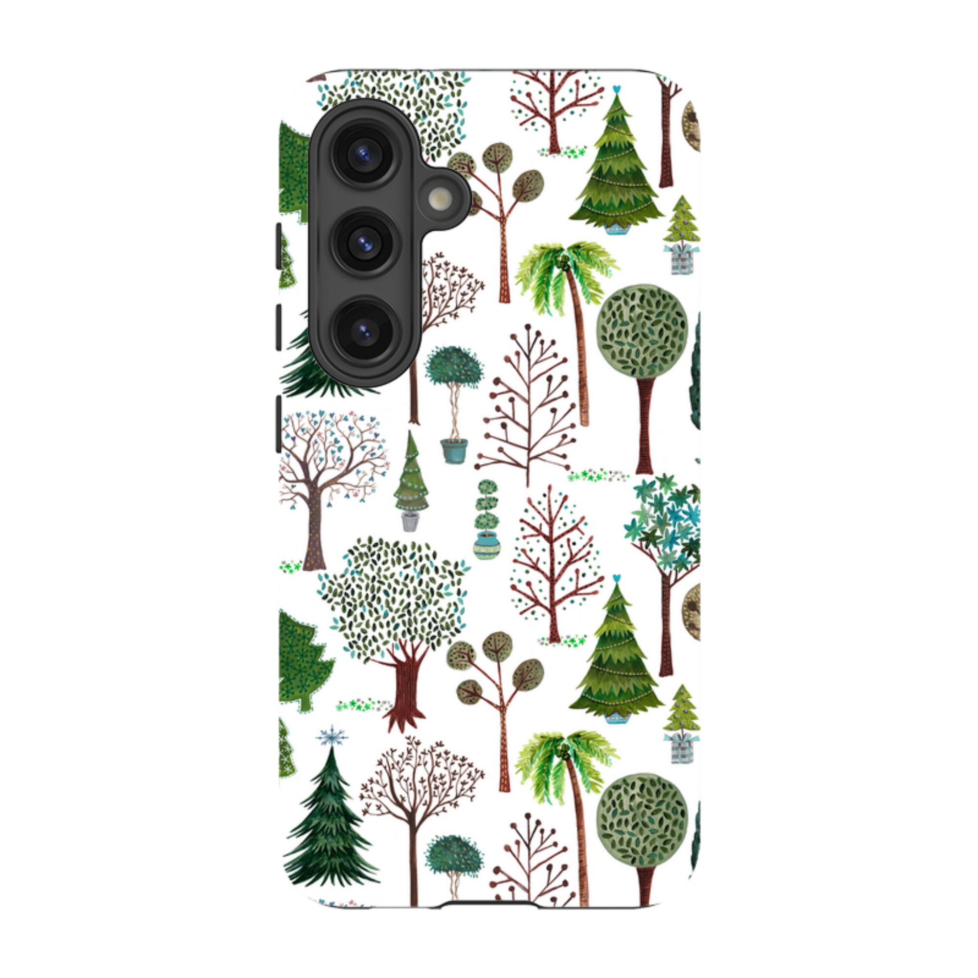 Samsung Tough Case - Xmas Trees By Caroline Bonne Muller