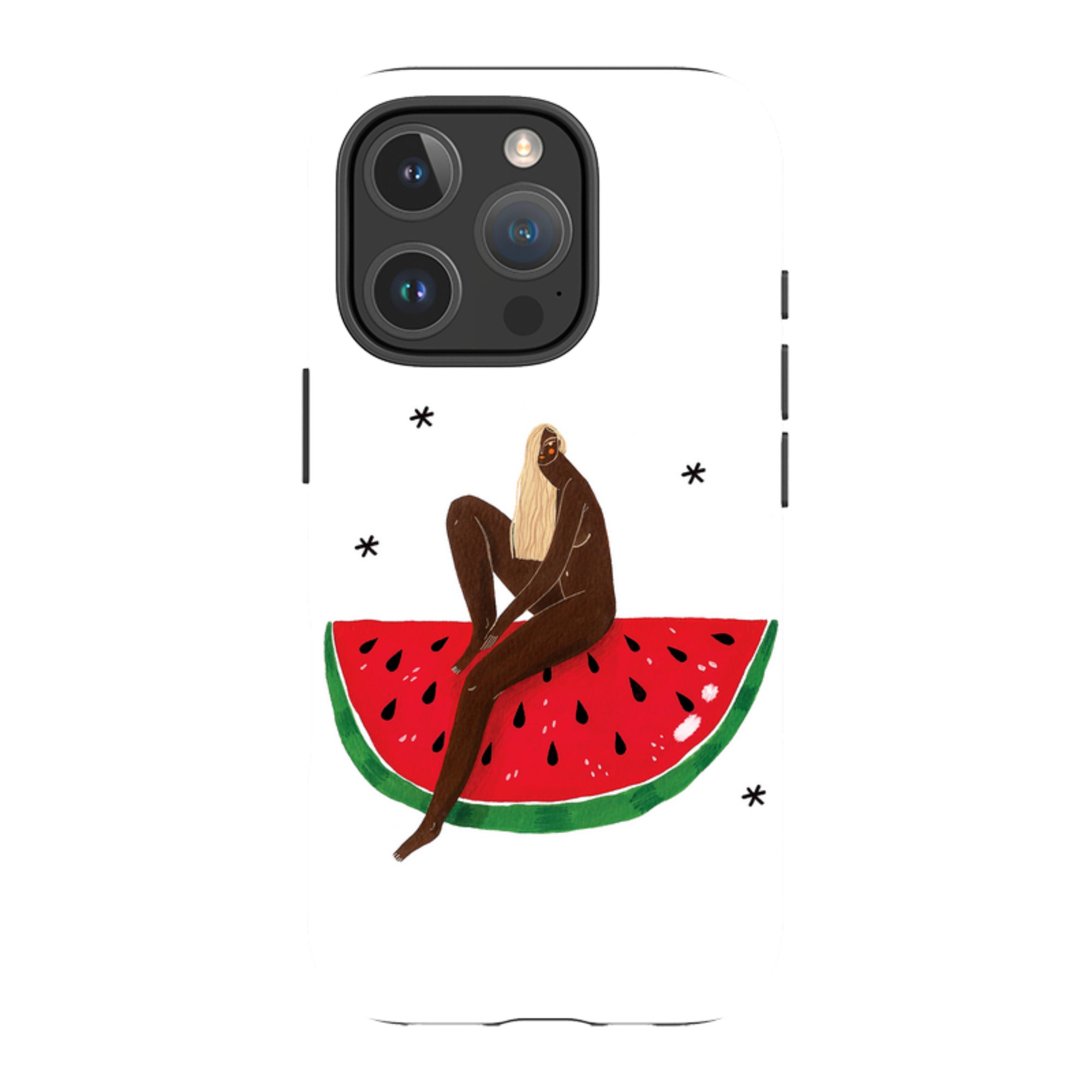 iPhone Tough Case - Watermelon Girl By Madalina Andronic