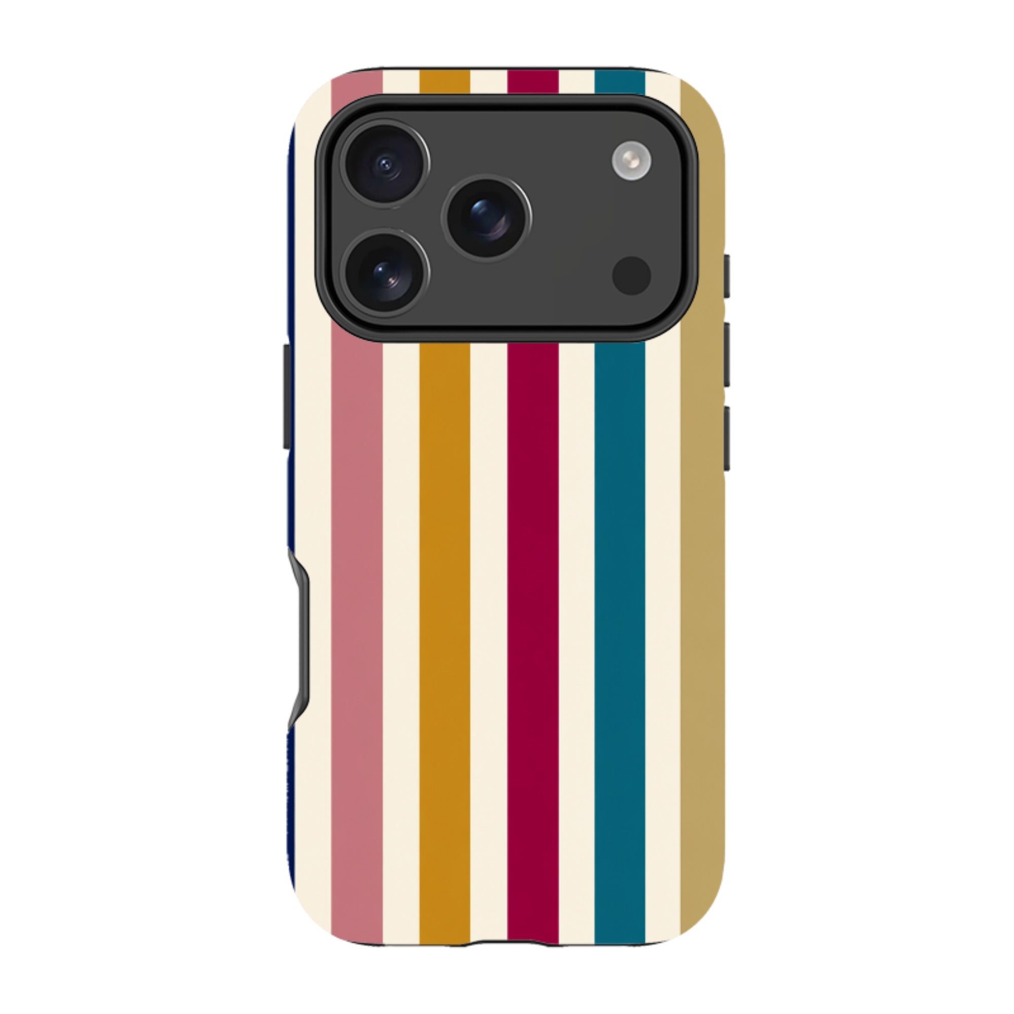 iPhone Tough Case - Mustard Gold Stripe
