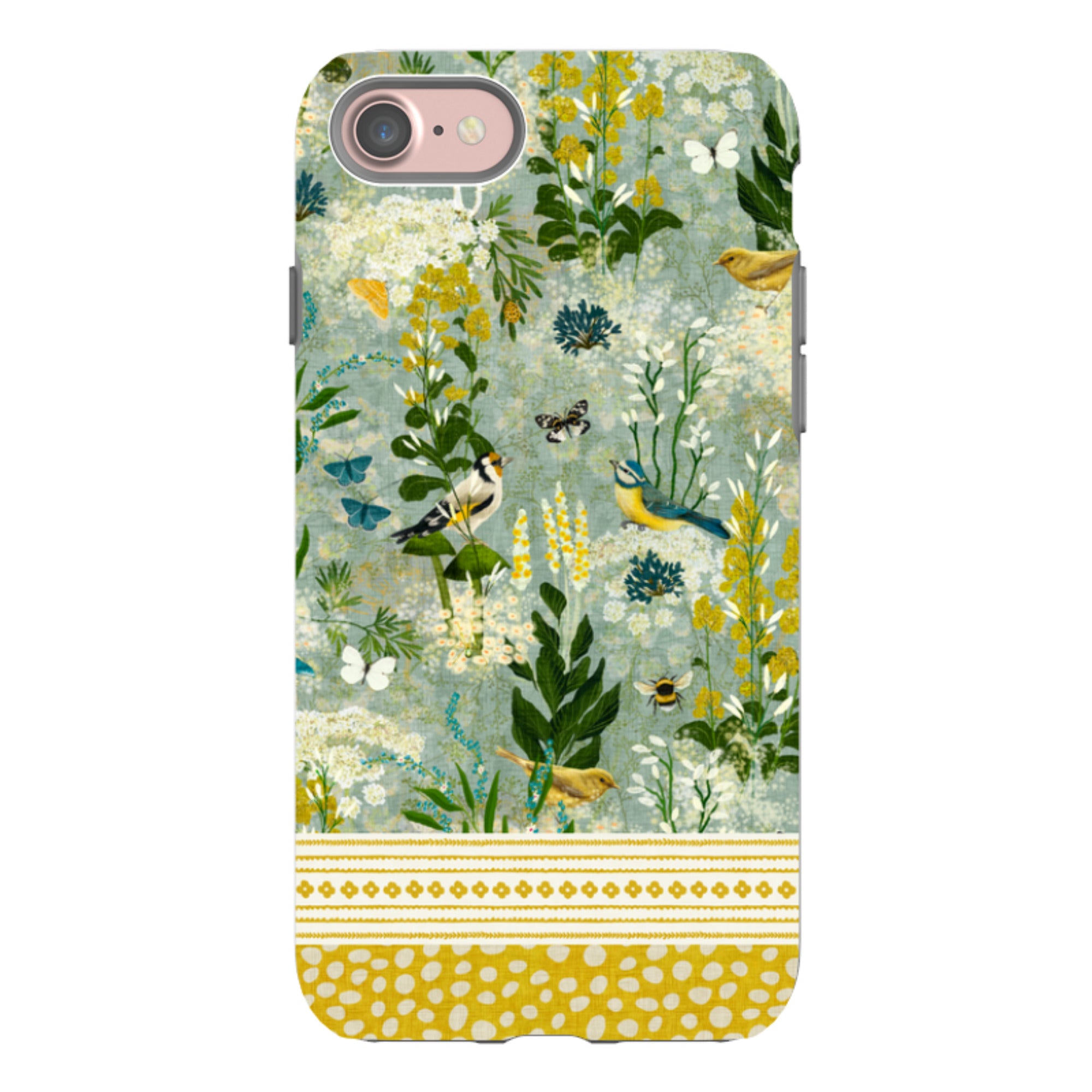 iPhone Tough Case - Song Bird Garden 2 By Katherine Quinn