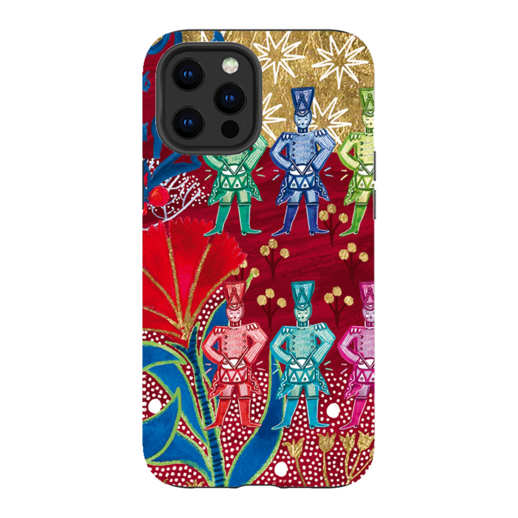 iPhone Tough Case - Drummers Drumming By Emma Frances Grant