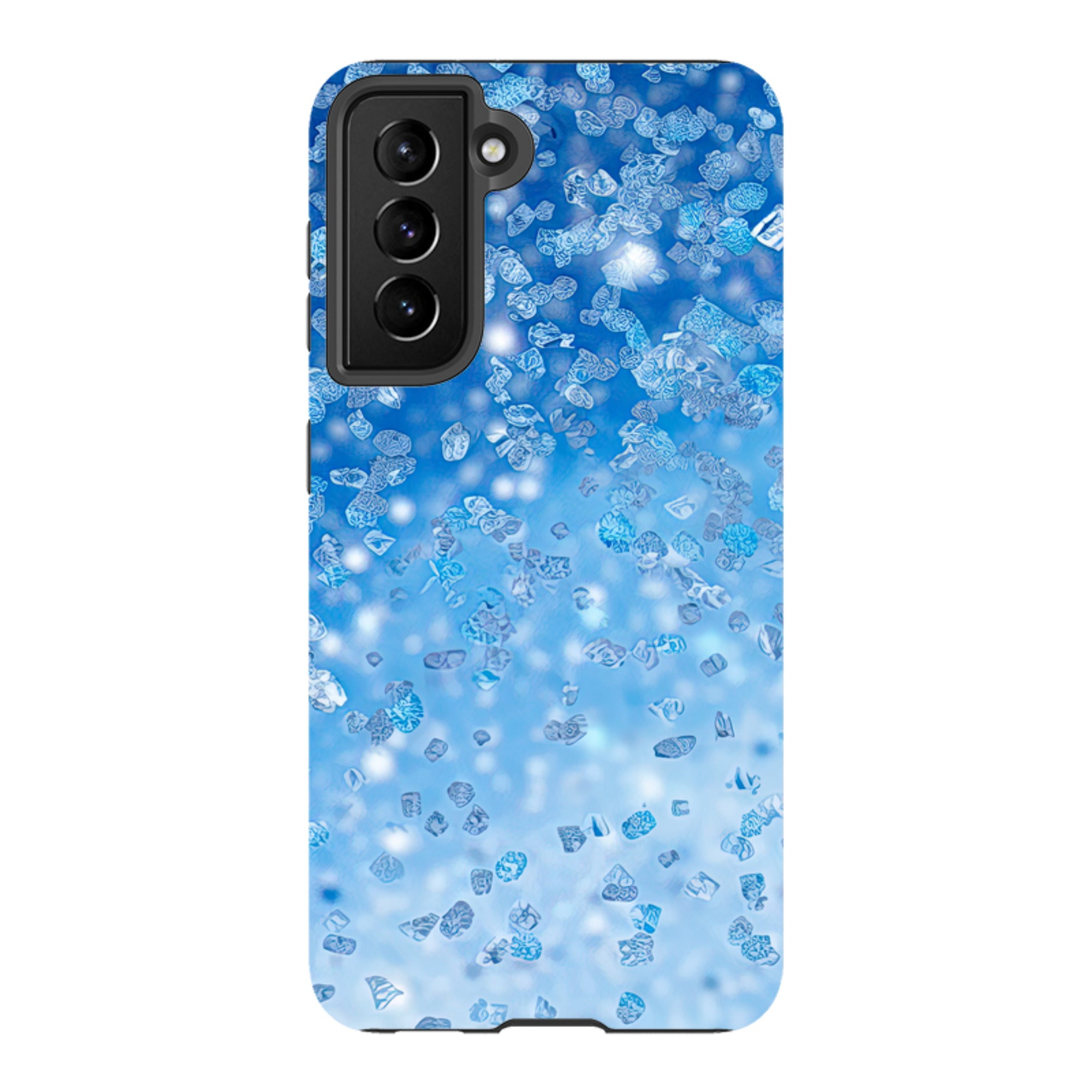 Samsung Tough Case - Blue Glitter (Case Does Not Glitter)