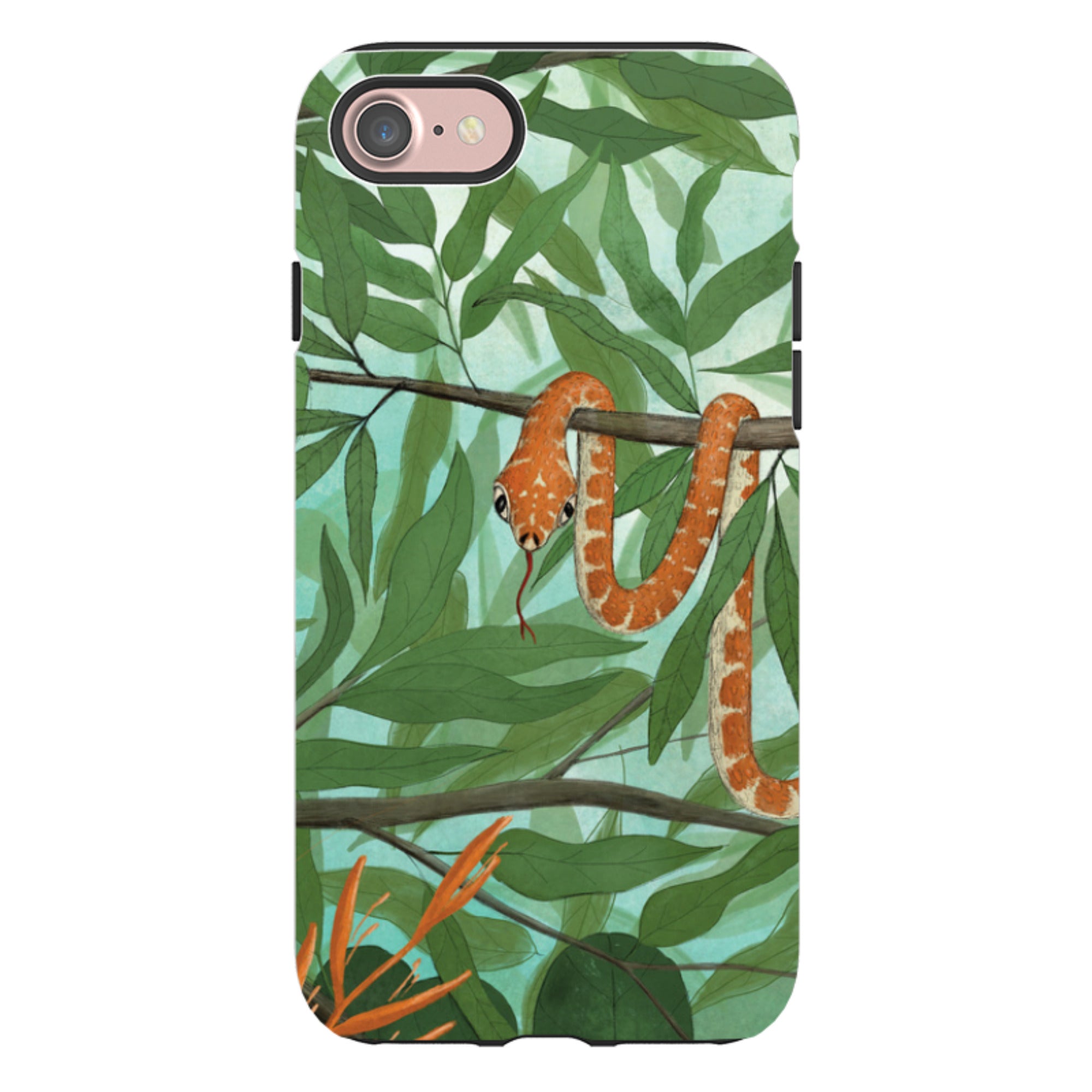 iPhone Tough Case - Snake By Maja Lindberg