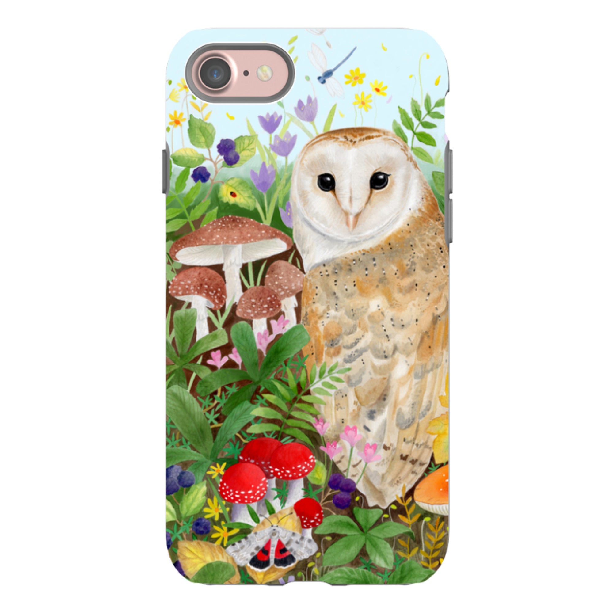 iPhone Tough Case - Owl Garden By Bex Parkin