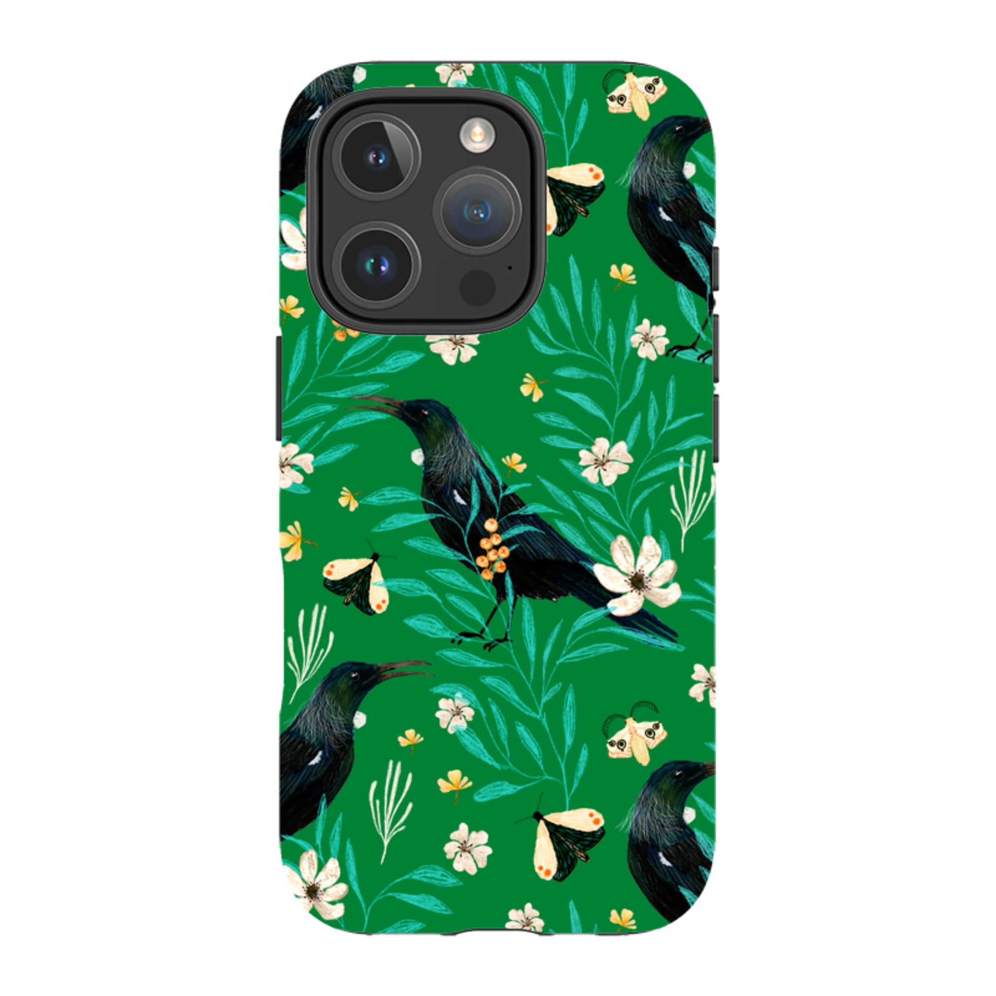 iPhone MagSafe Tough Case - Tui Green By Katherine Quinn