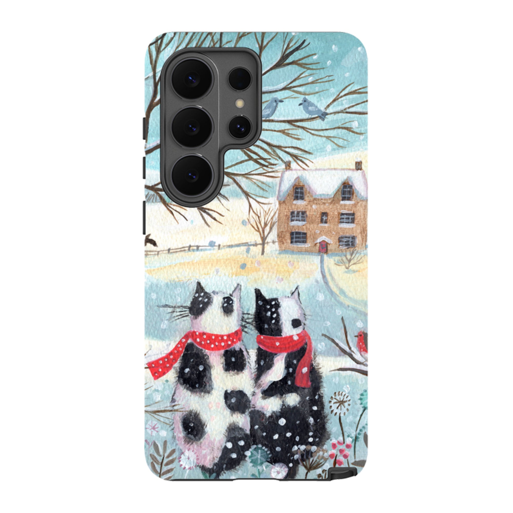 Samsung Tough Case - Christmas Cats By Mary Stubberfield