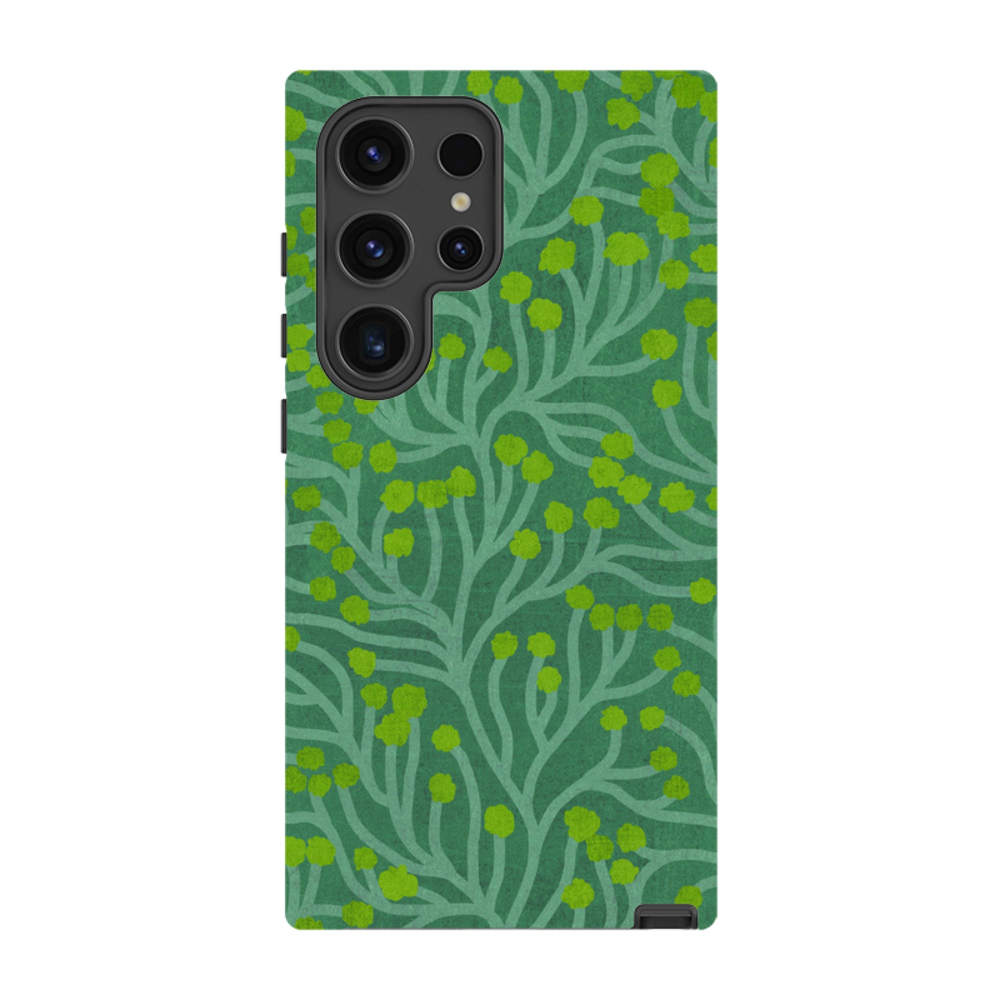 Samsung Tough Case - Vine Green And Teal By Katherine Quinn