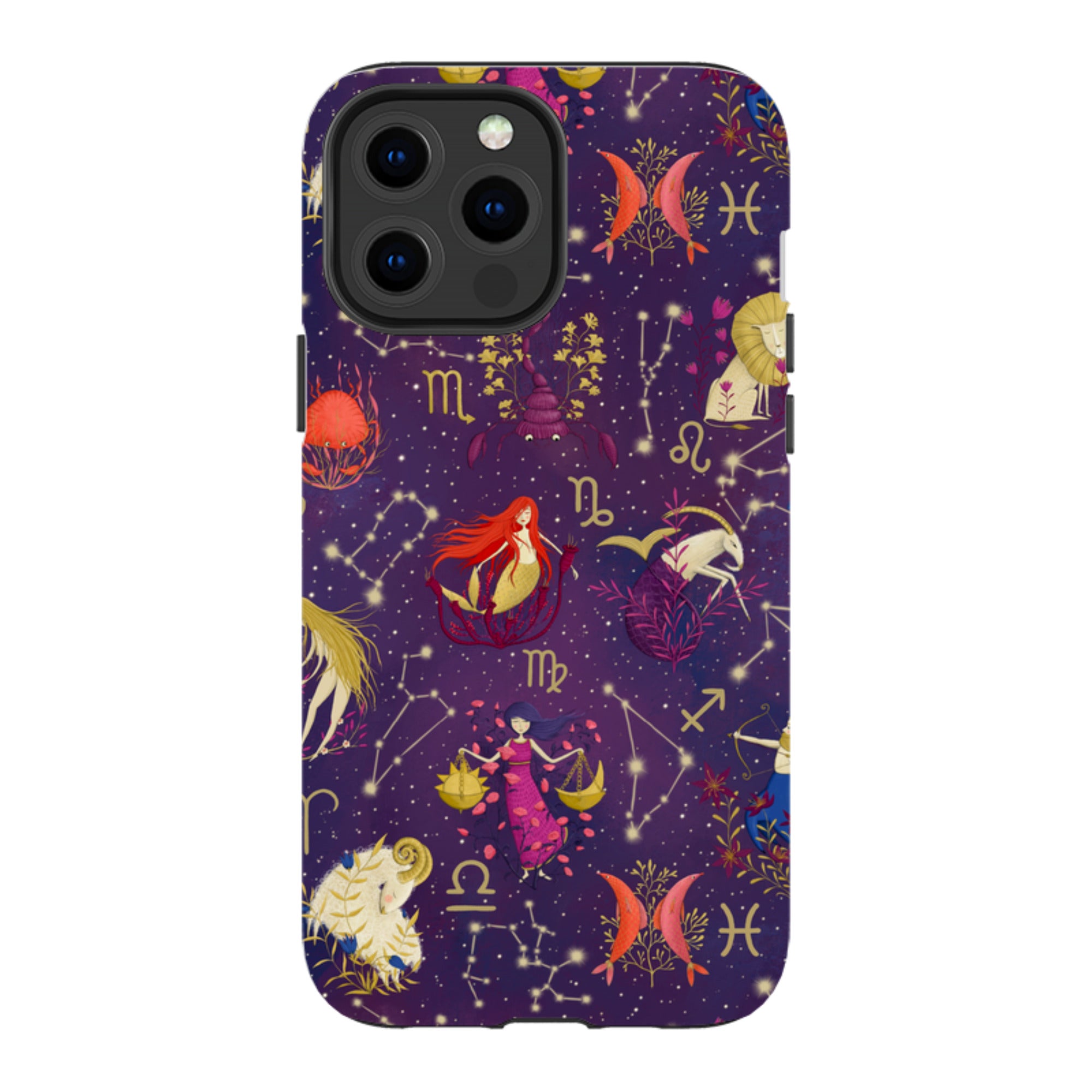 iPhone MagSafe Tough Case - Zodiac Pattern By Maja Lindberg
