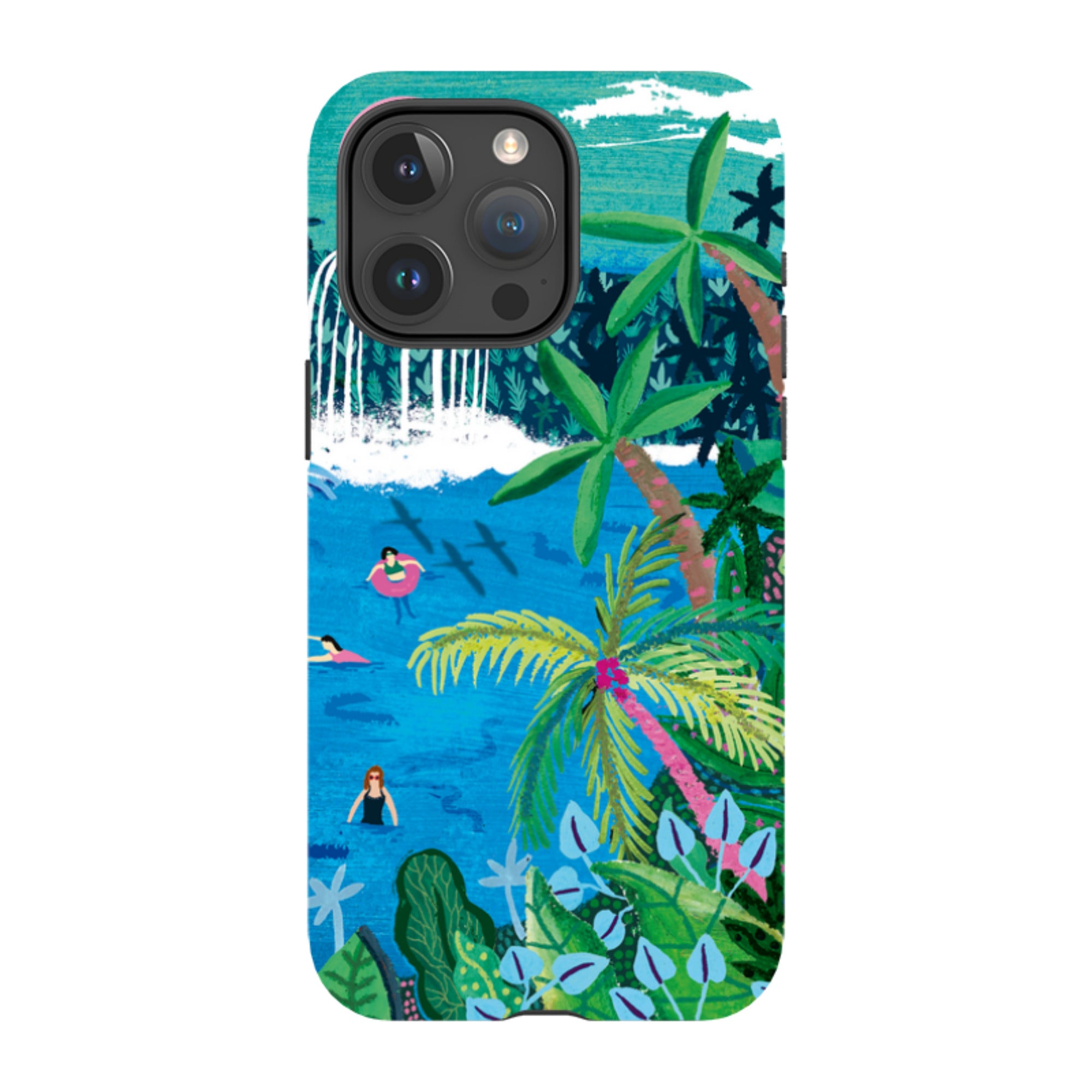 iPhone Tough Case - Palm Pool II By Emma Frances Grant